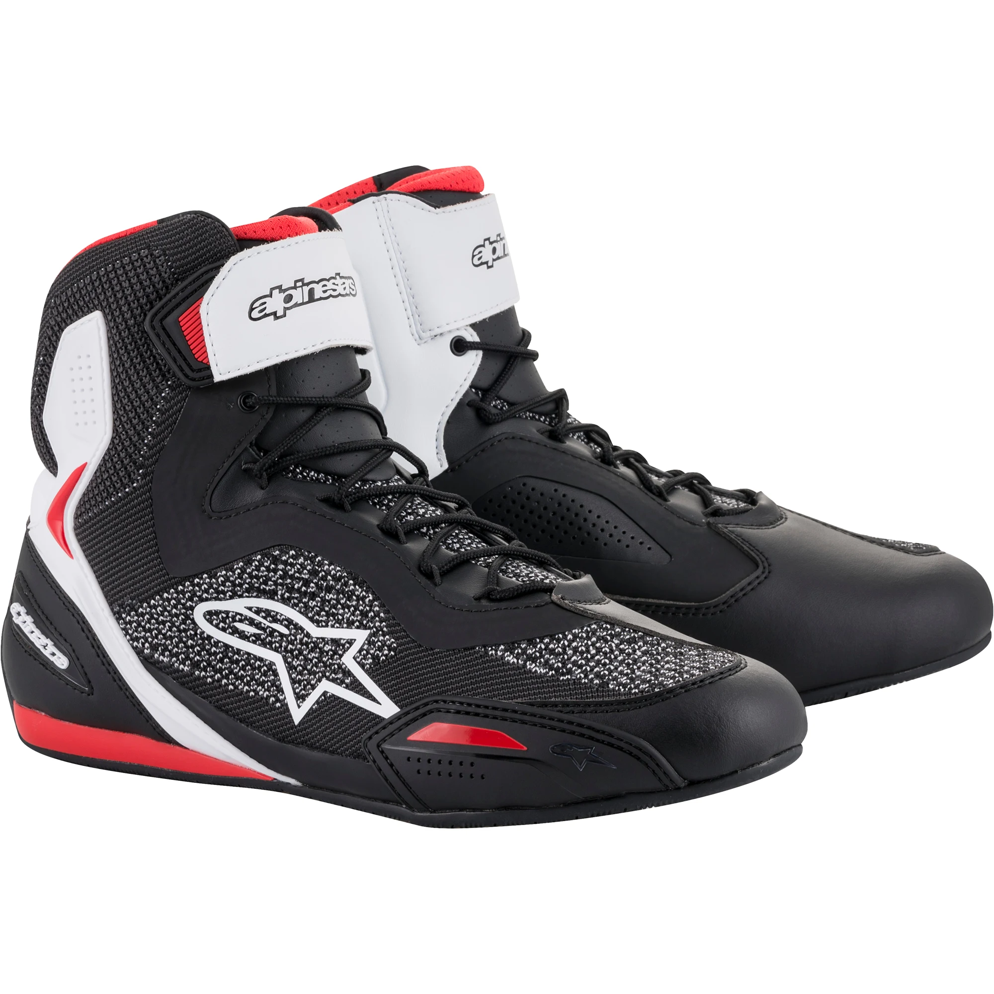 Alpinestars Alpinestars Faster-3 Rideknit Shoes - Black / White / Red