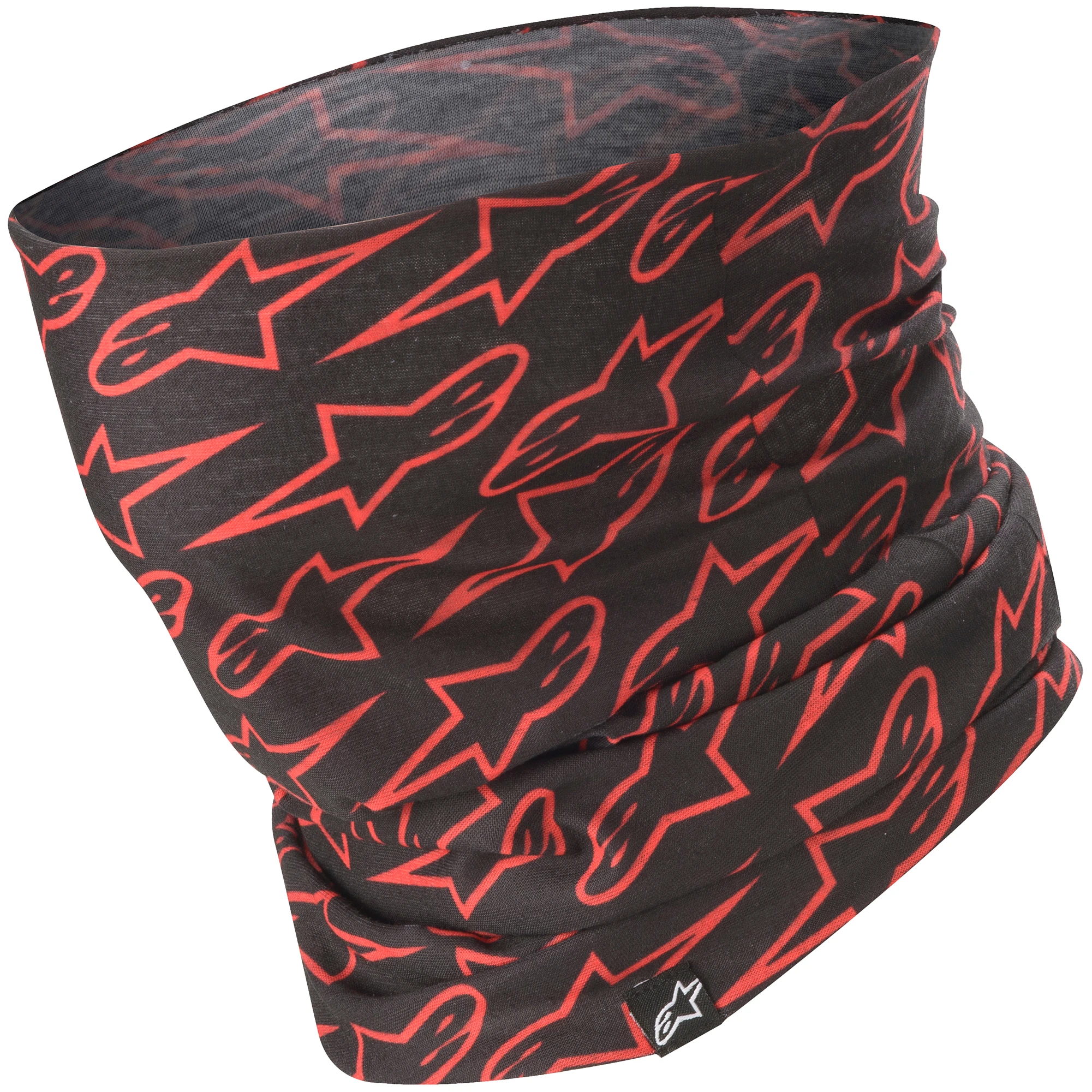 Alpinestars Alpinestars Astars Neck Tube - Black / Red Fluo