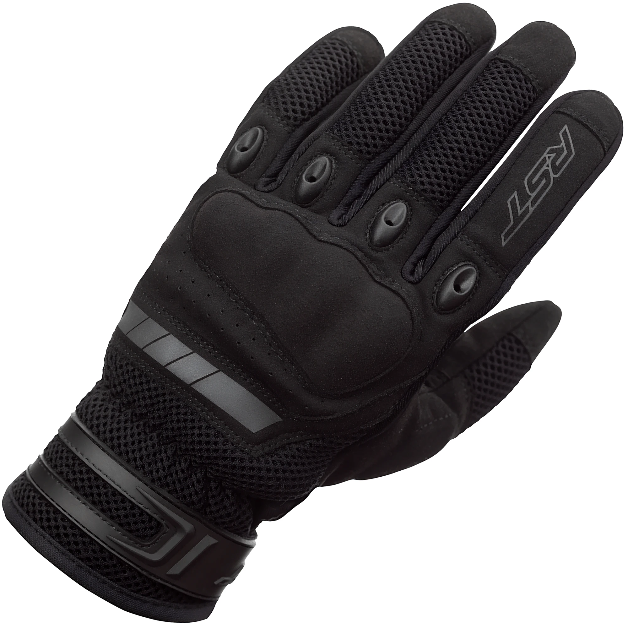 RST RST Ventilator-X CE Textile Gloves - Black / Black