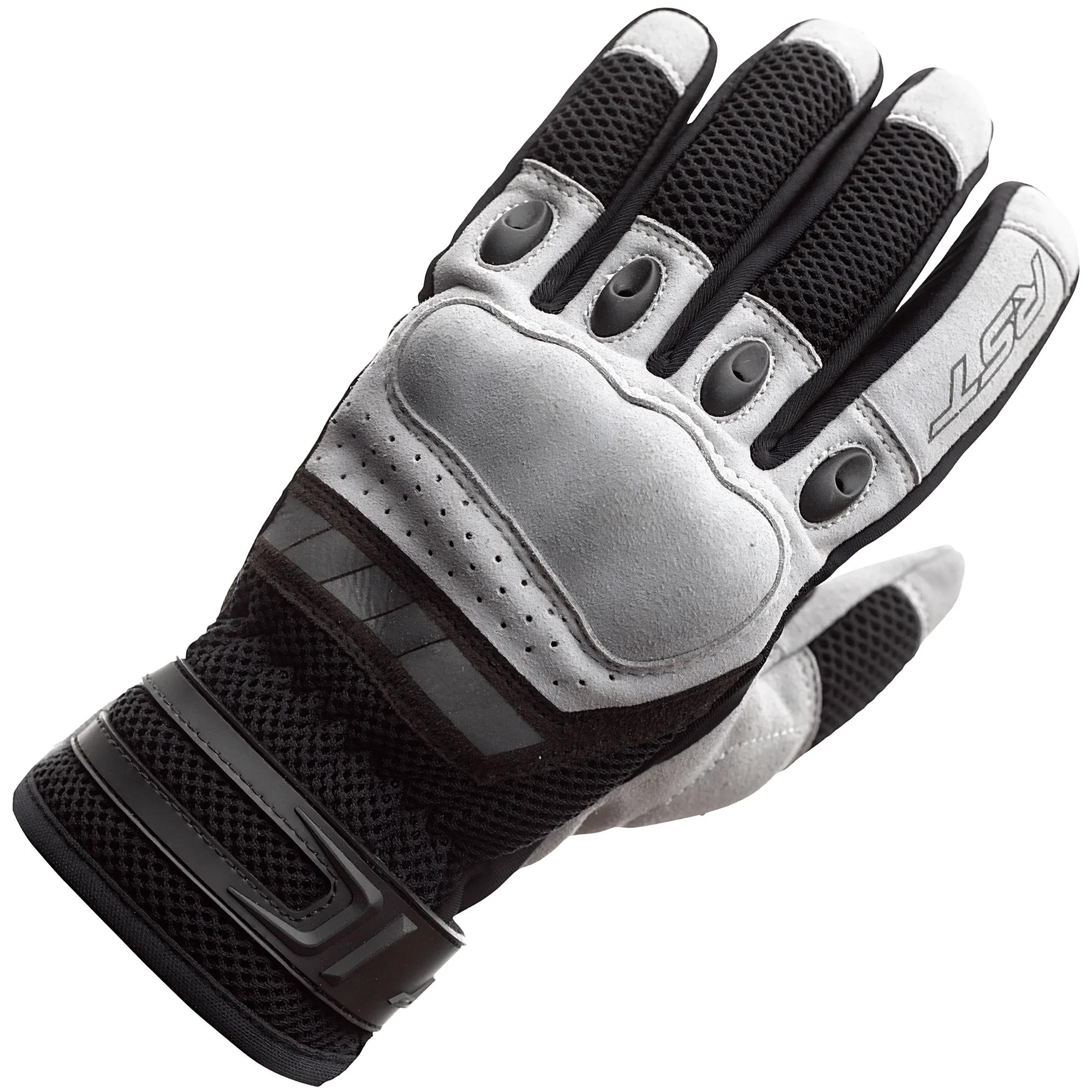 RST RST Ventilator-X CE Textile Gloves - Silver / Black