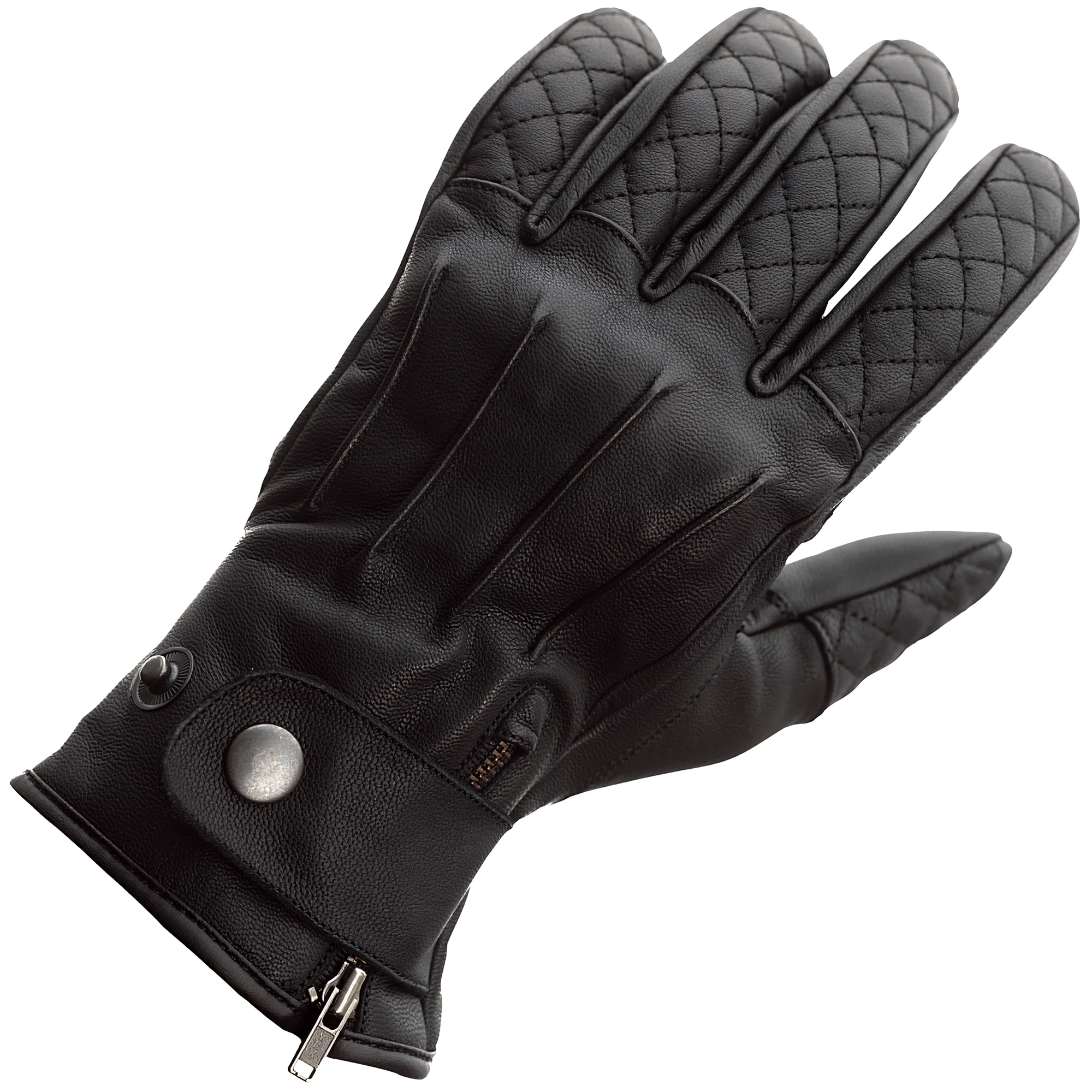 RST RST Matlock CE Leather Gloves - Black / Black