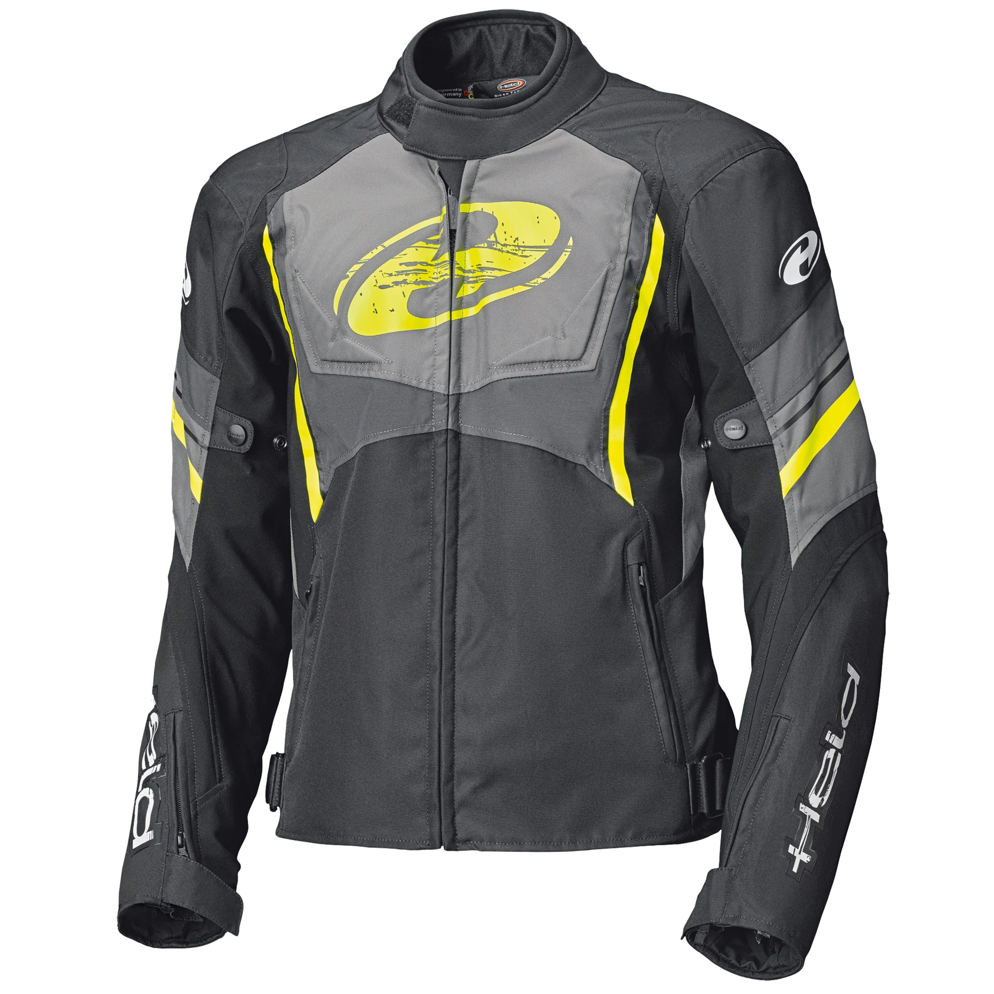 Held Held Baxley Textile Jacket - Black / Fluo Yellow