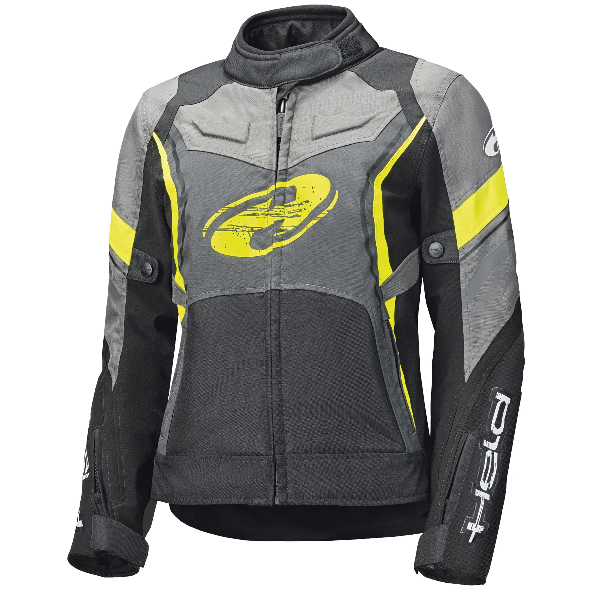 Held Held Ladies Baxley Textile Jacket - Black / Fluo Yellow