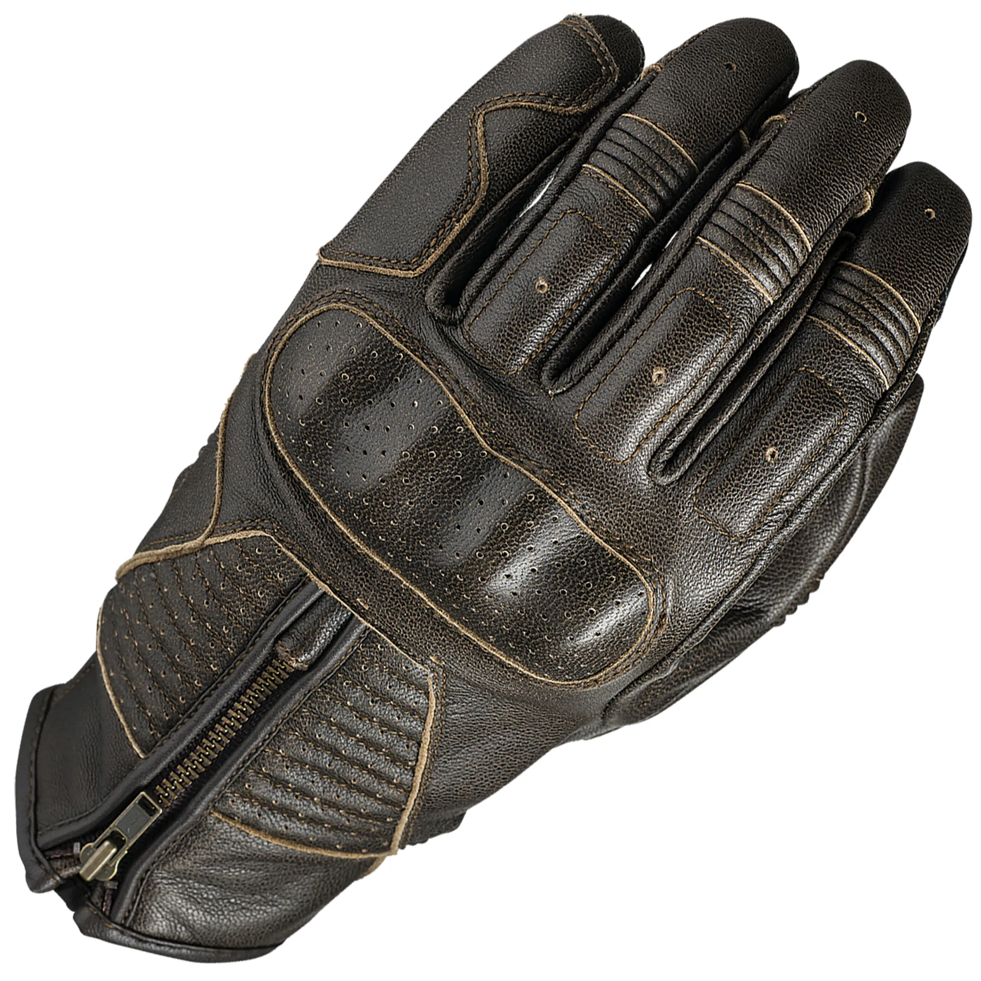 Five Five Kansas Leather Gloves - Brown
