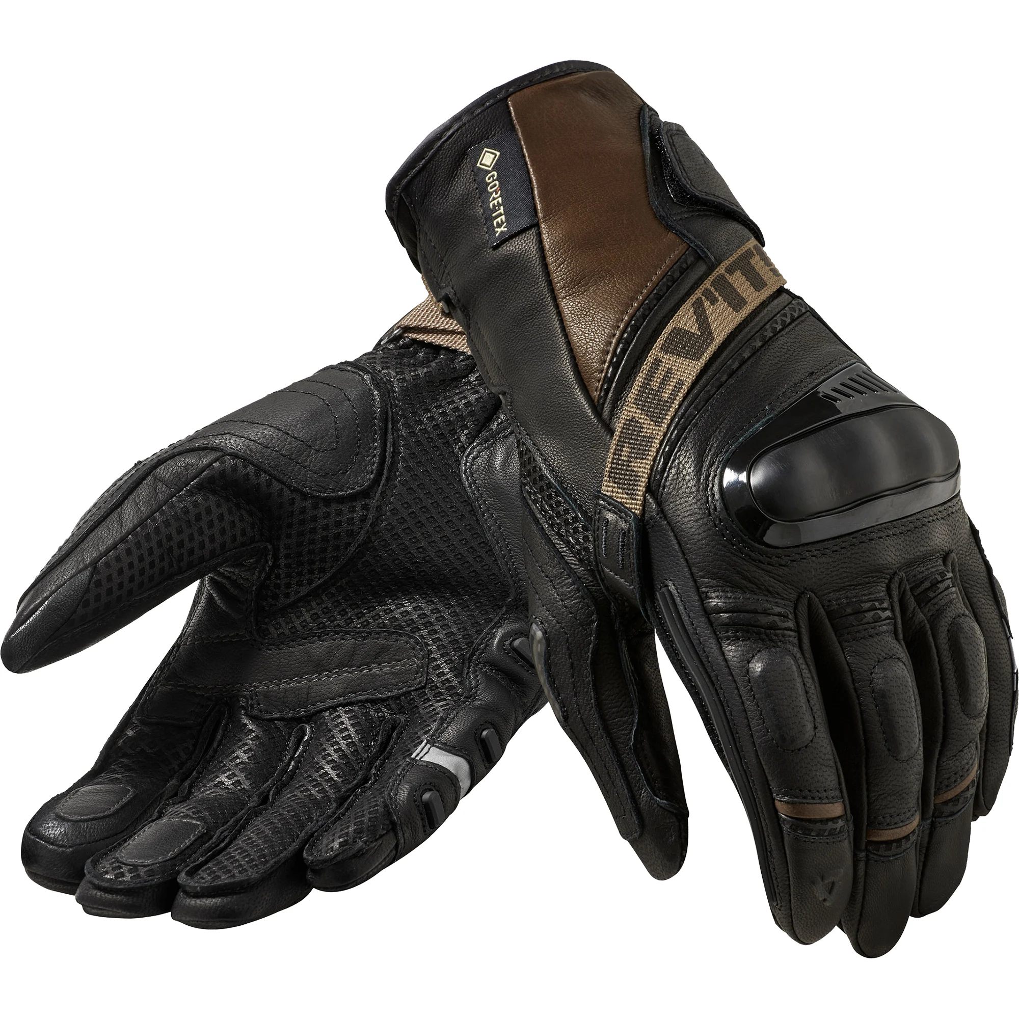 Rev'it Rev'it Dominator 3 Gore-Tex Gloves - Black / Sand