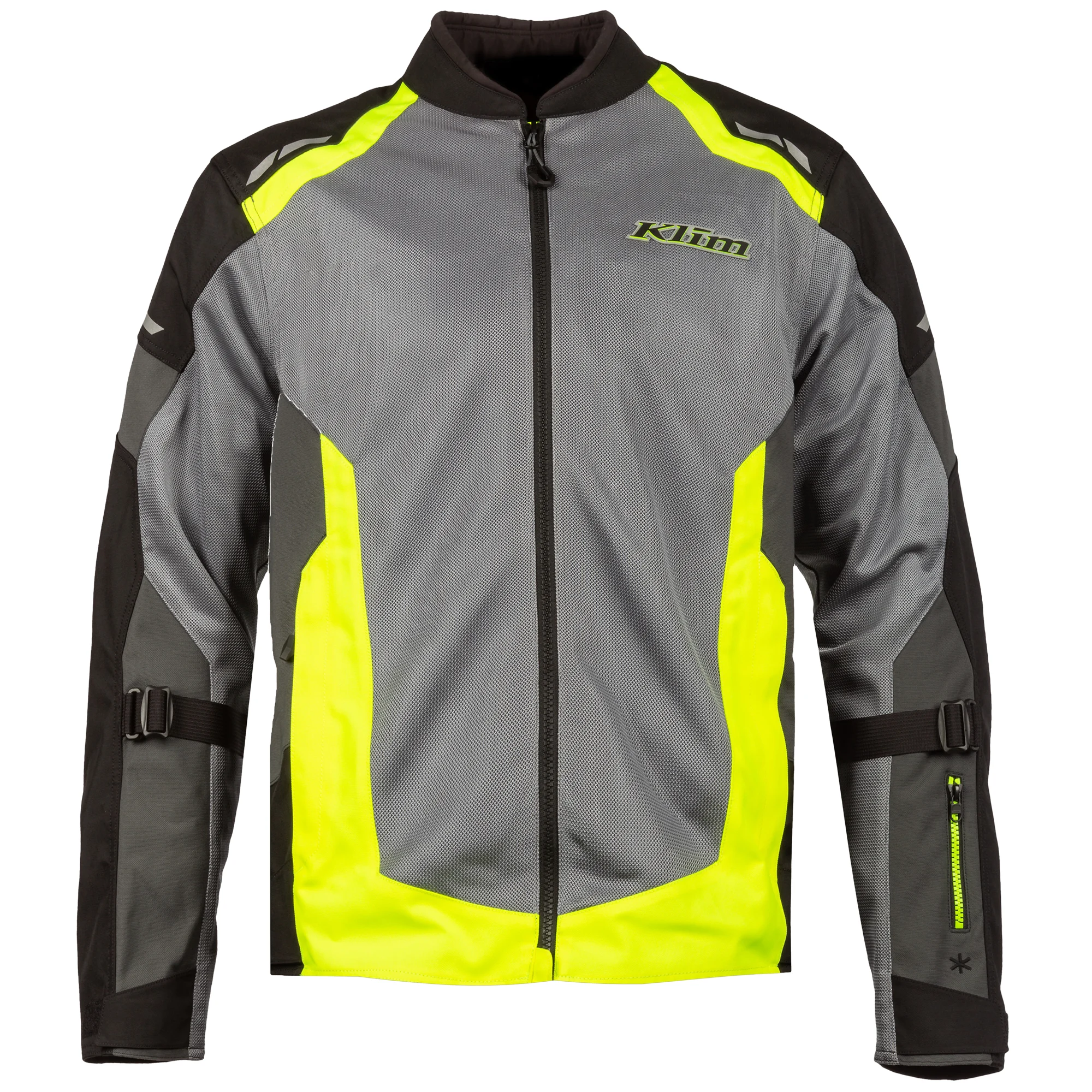 Klim Klim Induction V4 Textile Jacket - Hi Vis / Monument Grey