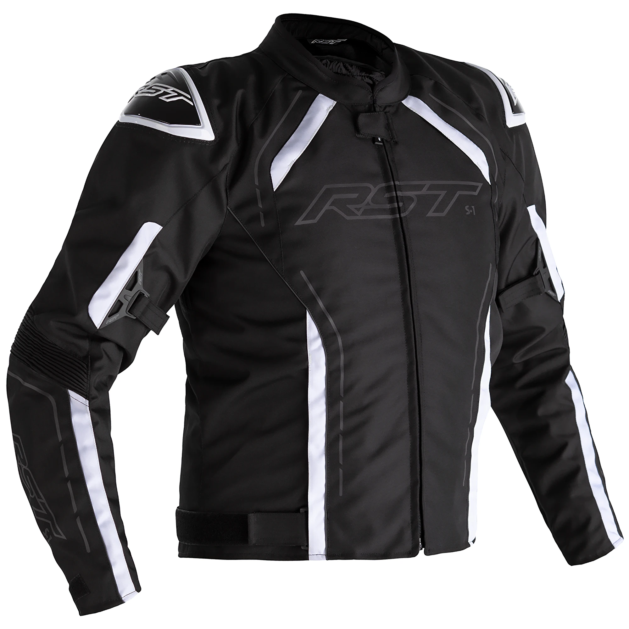 RST RST S1 CE Textile Jacket - Black / White
