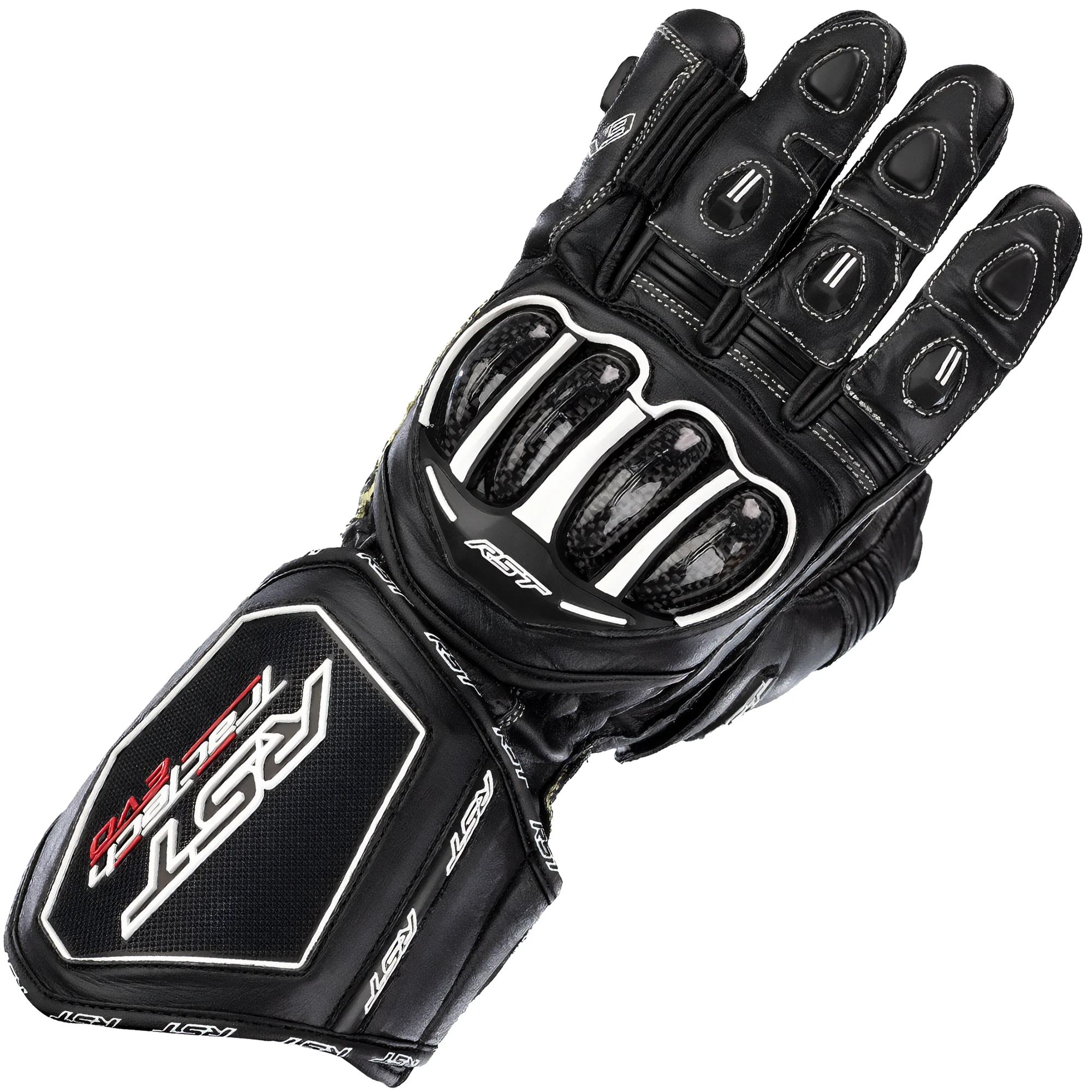 RST RST Tractech Evo 4 CE Leather Gloves - Black