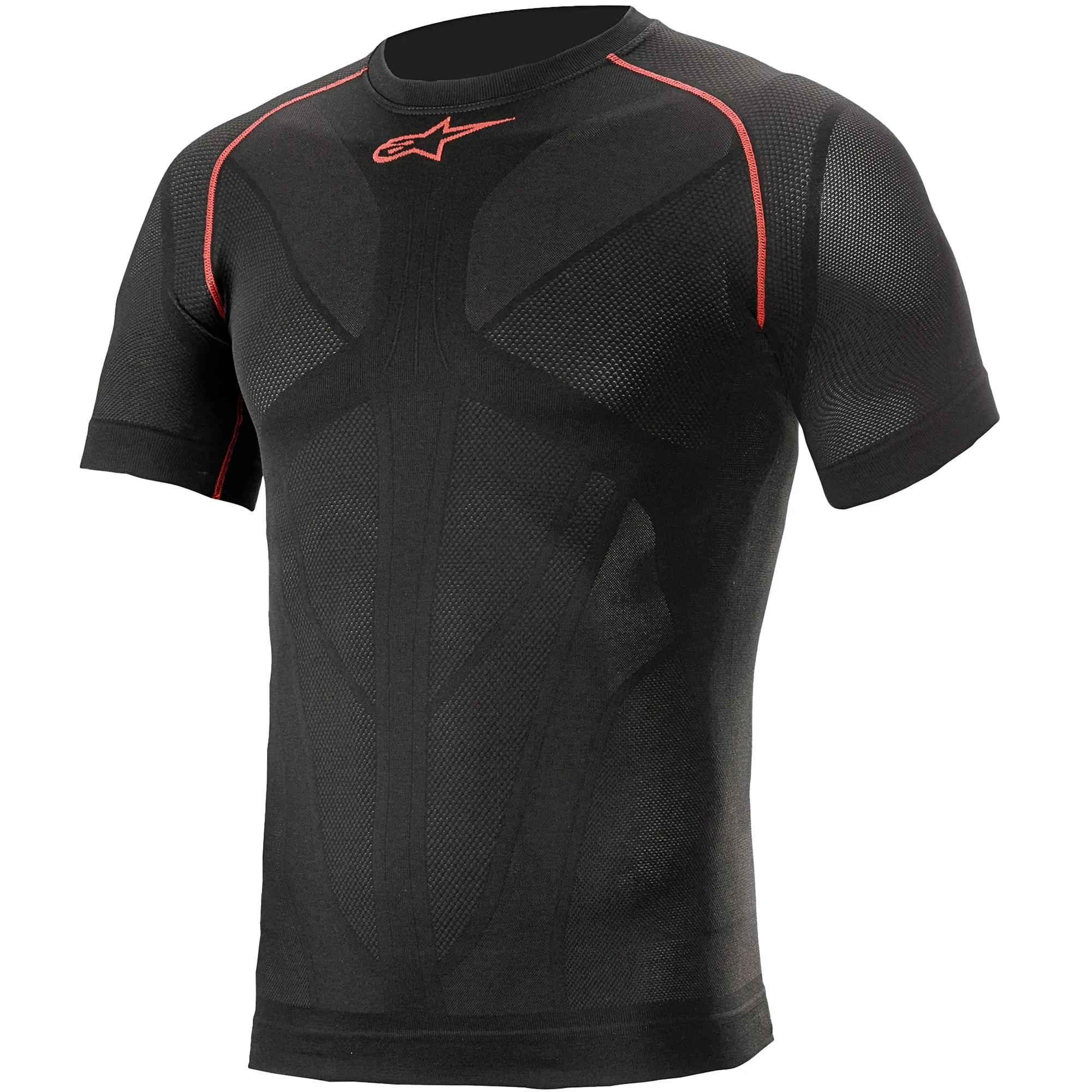 Alpinestars Alpinestars Ride Tech V2 Short Sleeve Summer Top - Black / Red