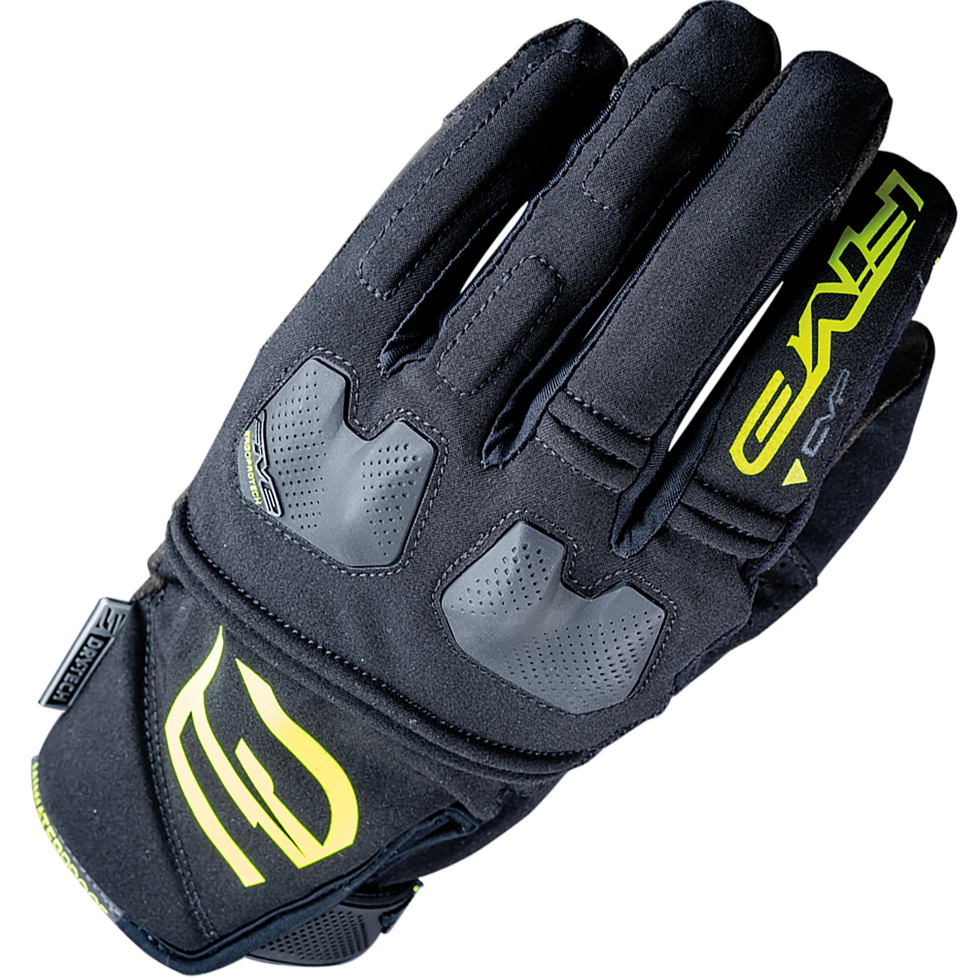 Five Five E-WP Gloves - Black / Fluo Yellow