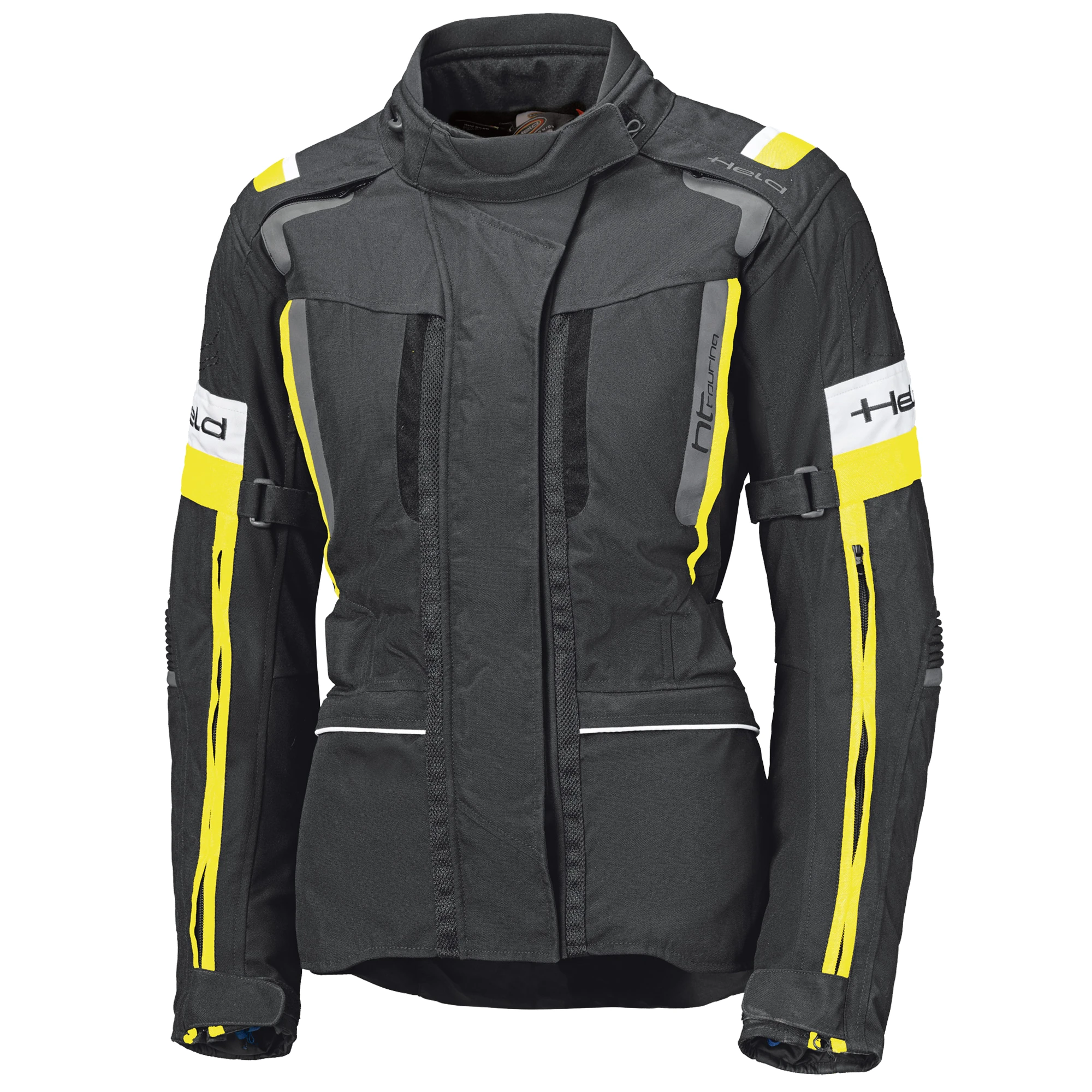 Held Held Ladies 4-Touring II Textile Jacket - Black / Fluorescent Yellow