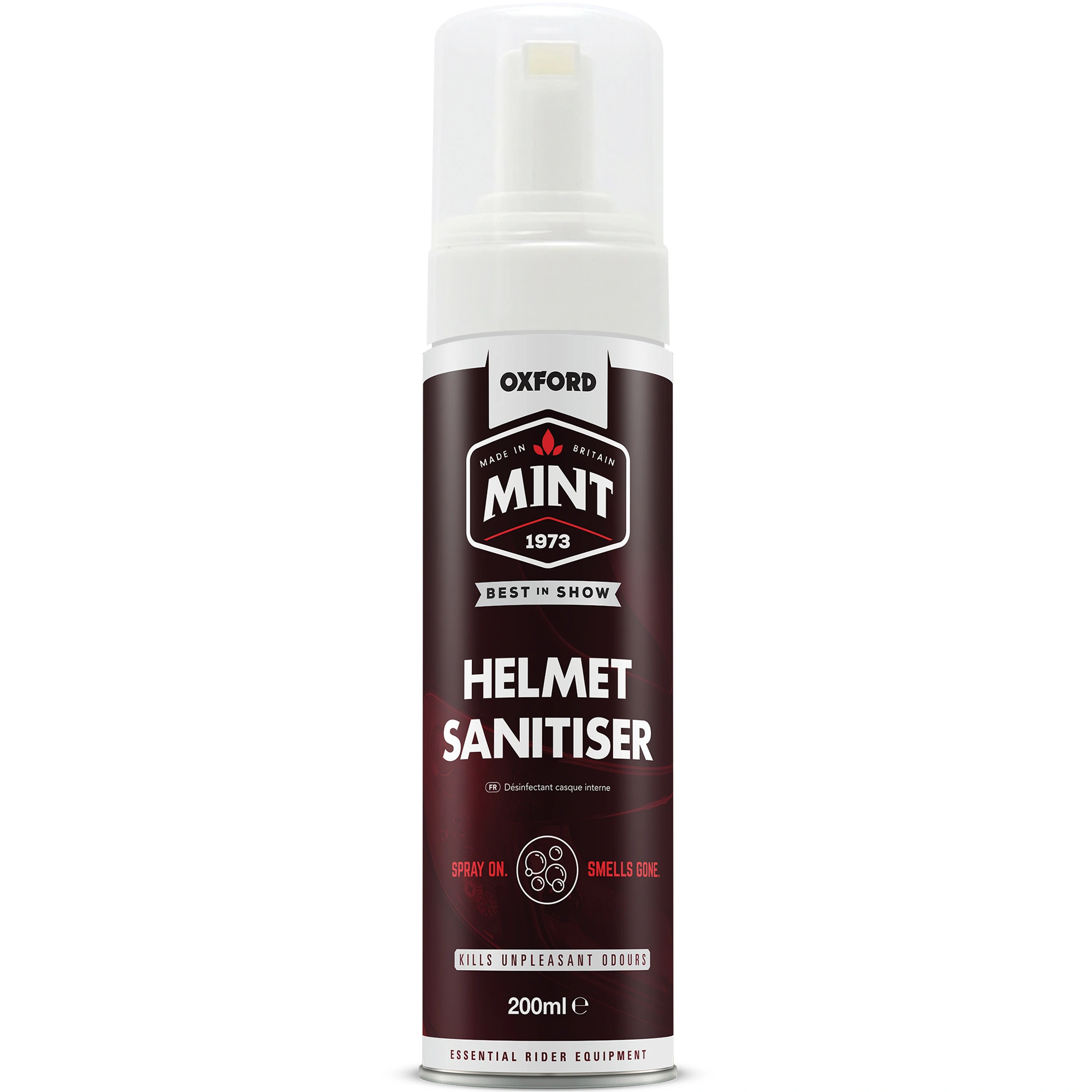 Oxford Oxford Mint Helmet Sanitiser Foam - 200ml