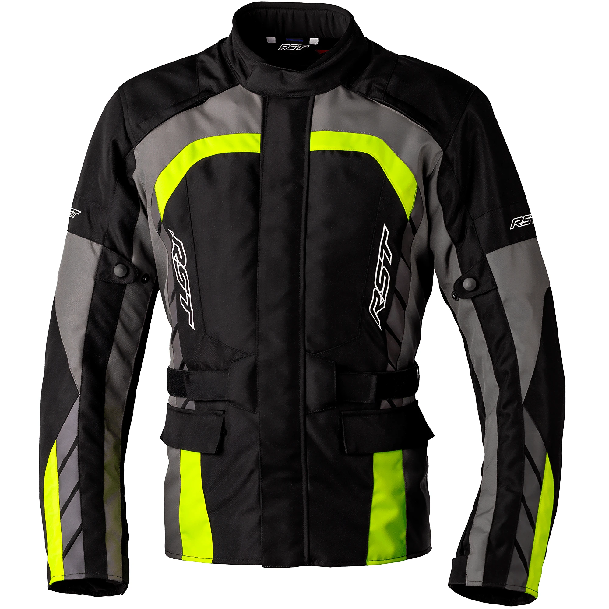 RST RST Alpha 5 CE Textile Jacket - Black / Fluo Yellow