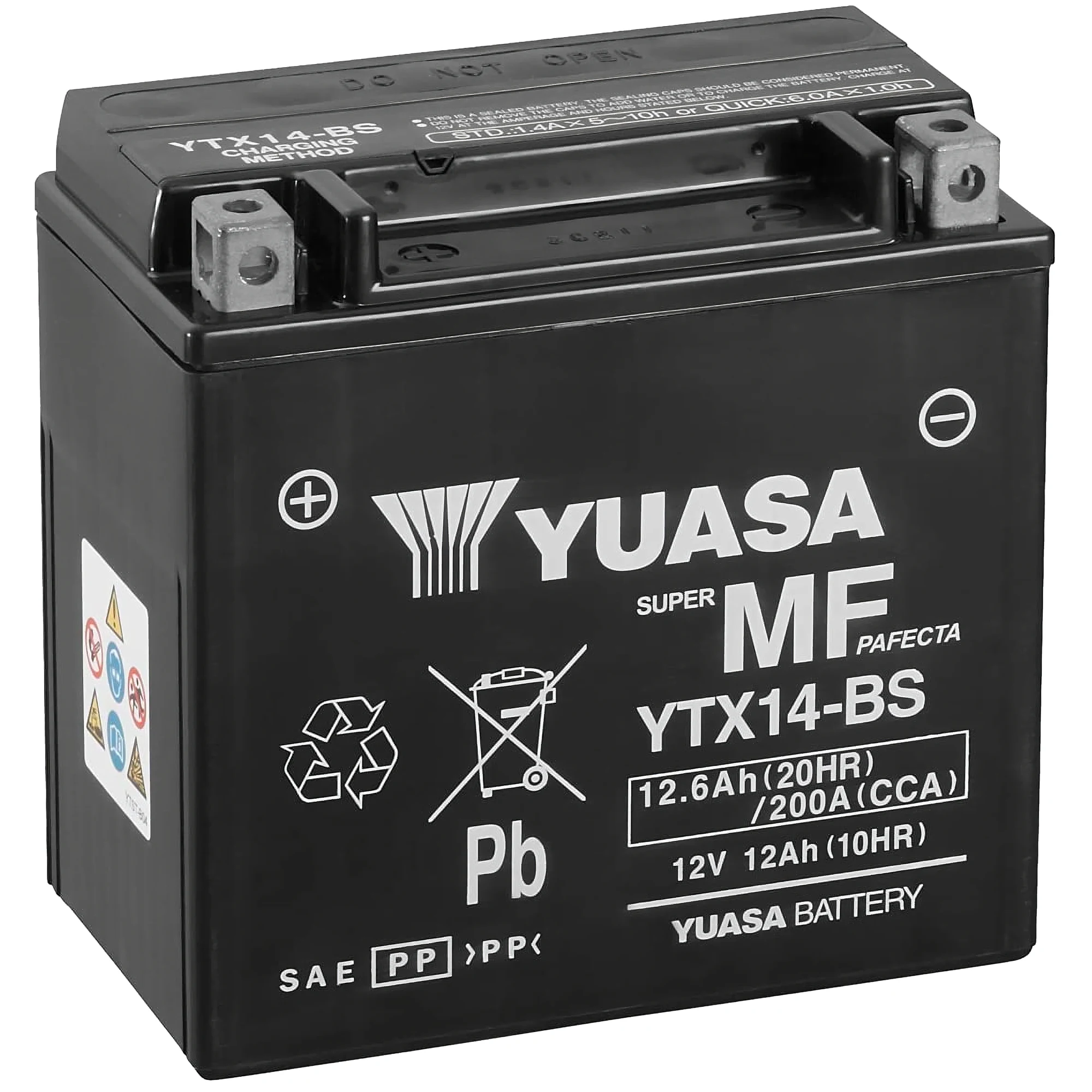 Yuasa Yuasa Motorcycle Battery - YTX14