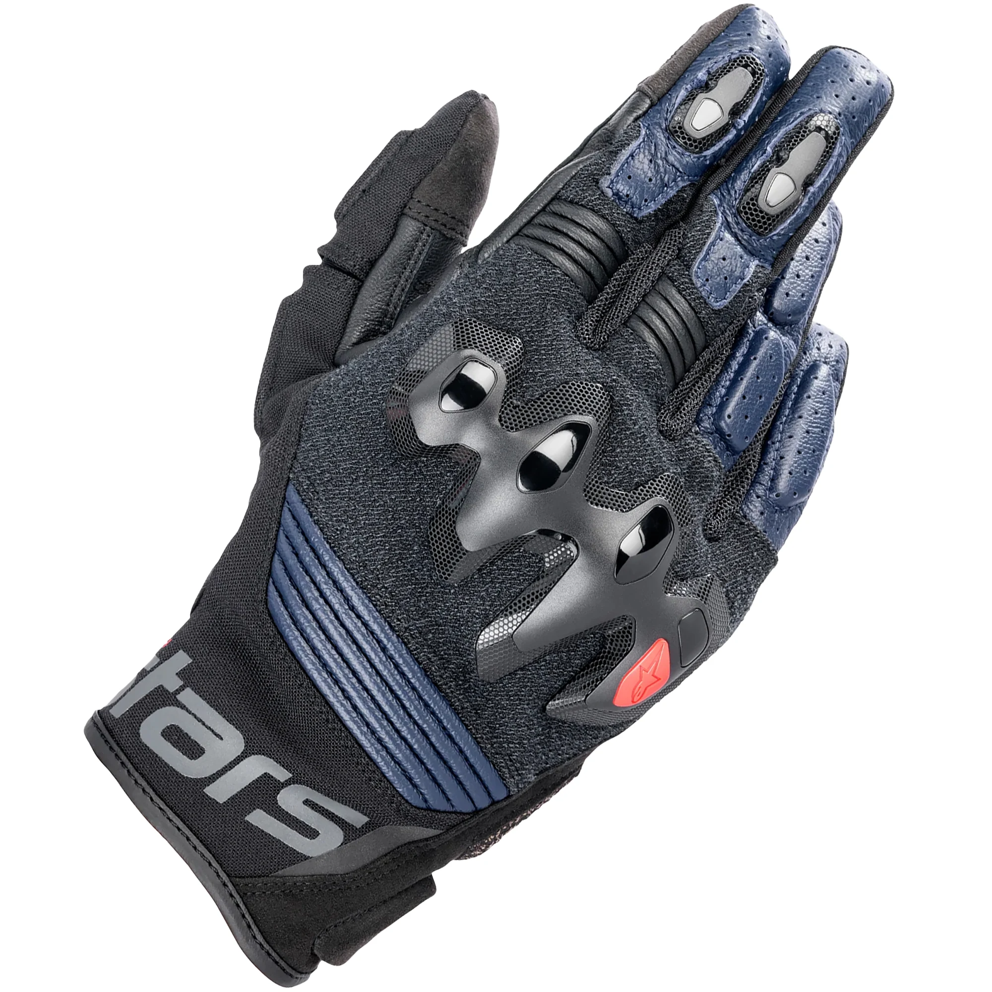 Alpinestars Alpinestars Halo Leather Gloves - Dark Blue / Black