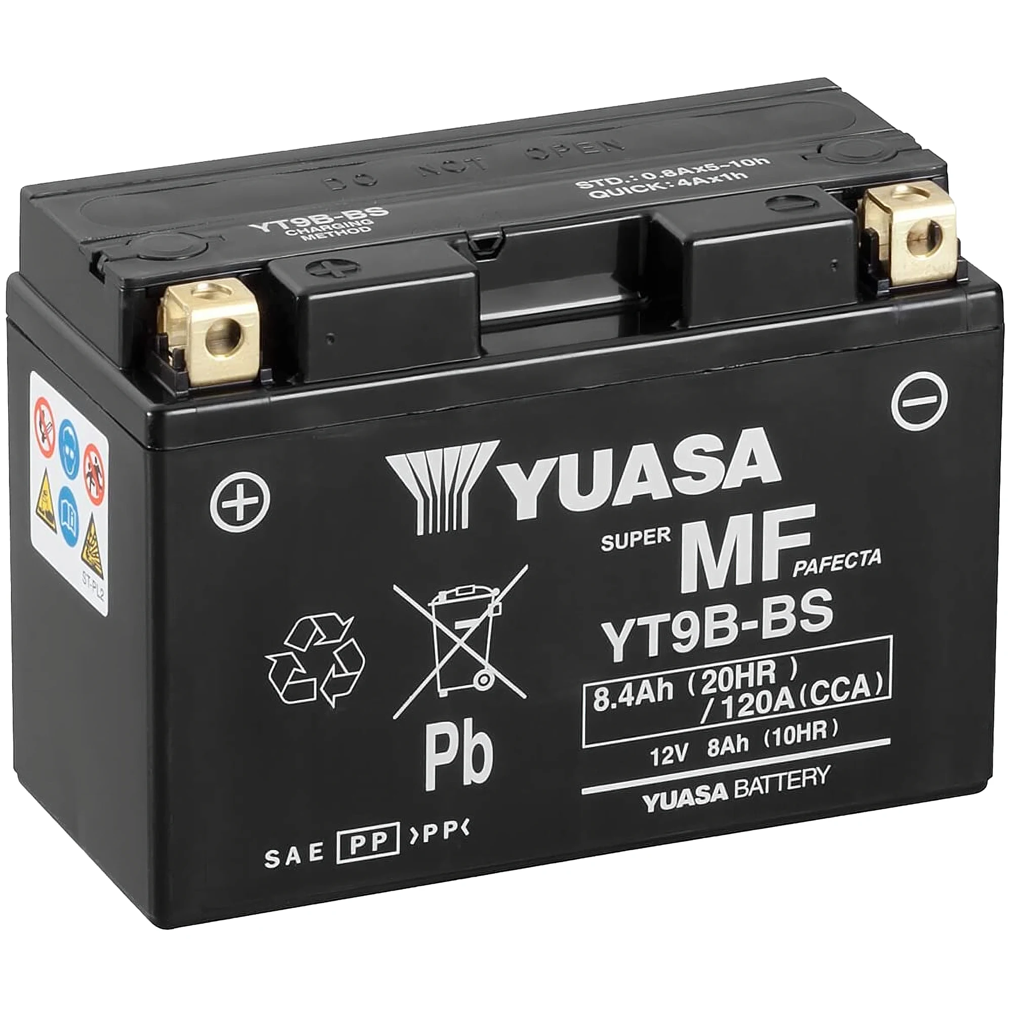 Yuasa Yuasa Motorcycle Battery - YT9B