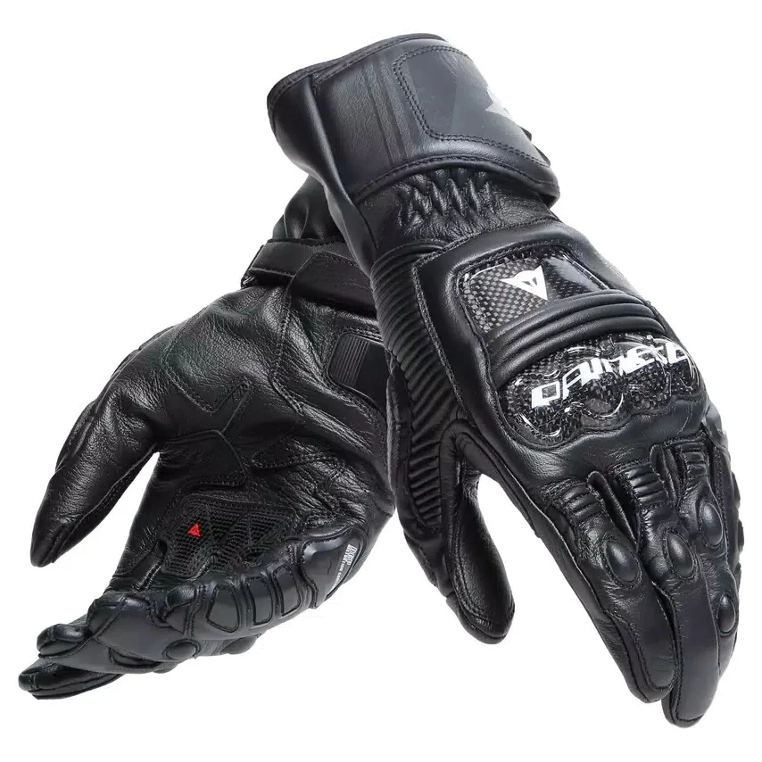 Dainese Dainese Druid 4 Leather Gloves - Black / Black / Grey