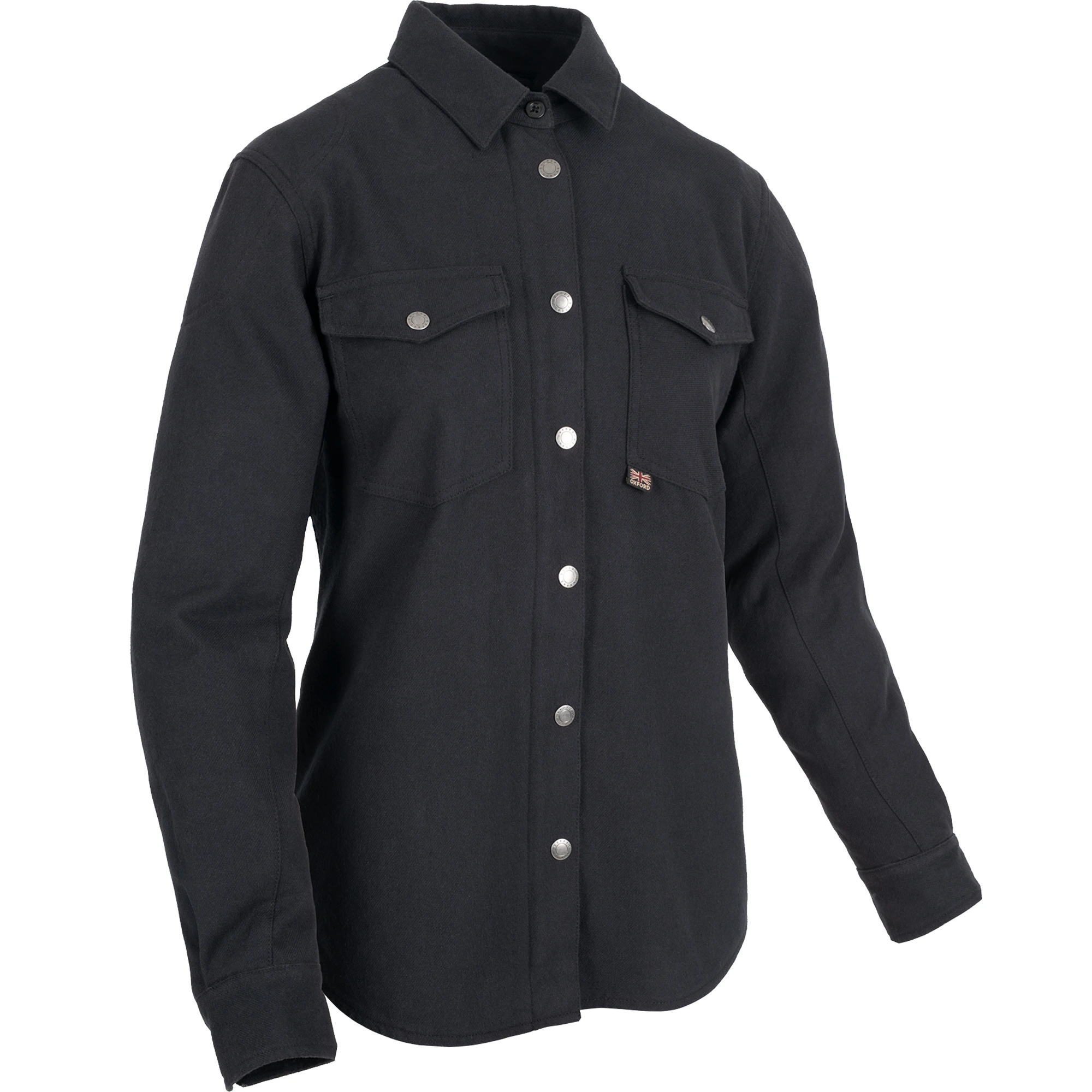 Oxford Clothing Oxford Ladies Kickback 2.0 Shirt - Plain Black