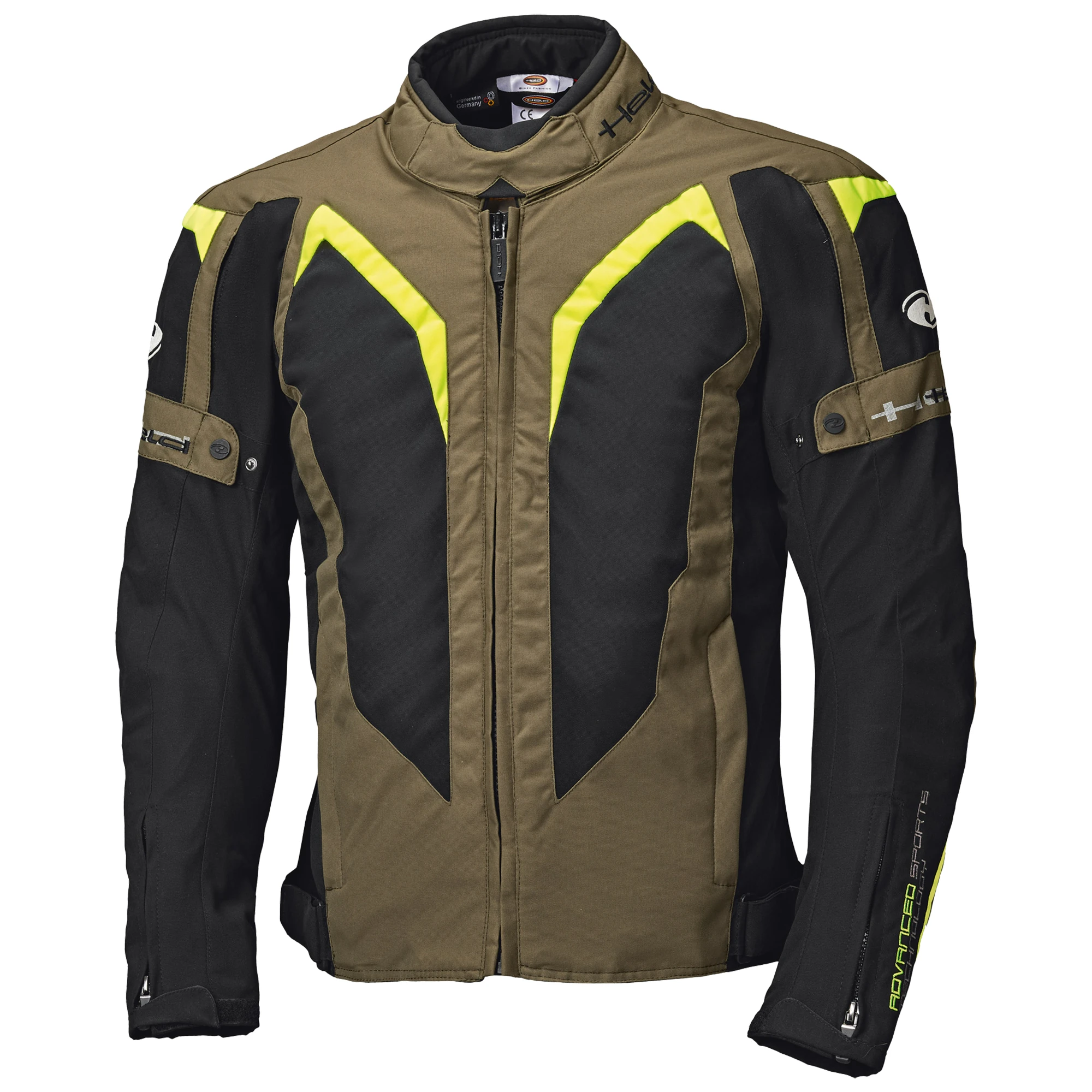 Held Held Zelda Textile Jacket - Military Green / Fluo Yellow