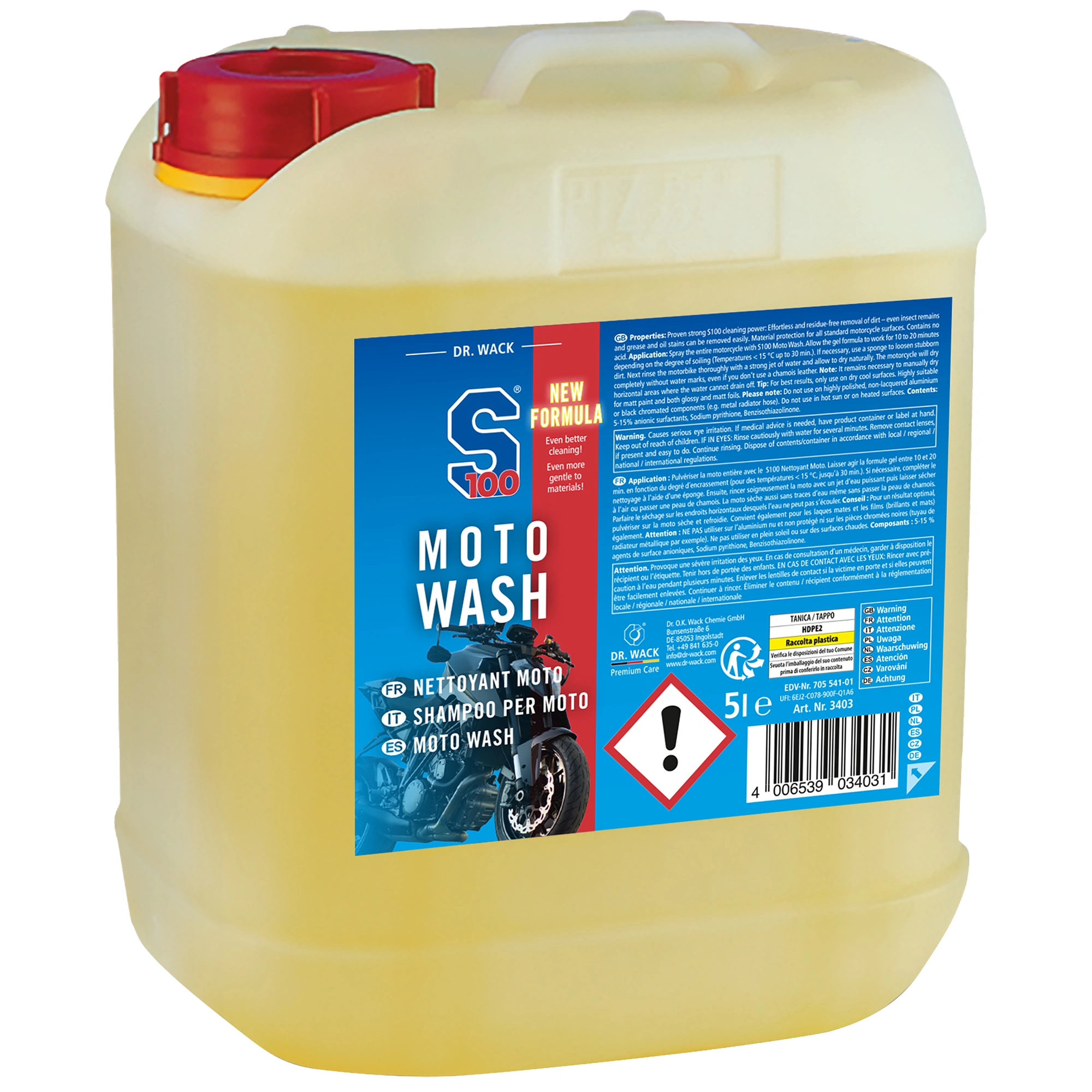 S100 S100 Moto Wash Total Cleaner+ 5 Litre