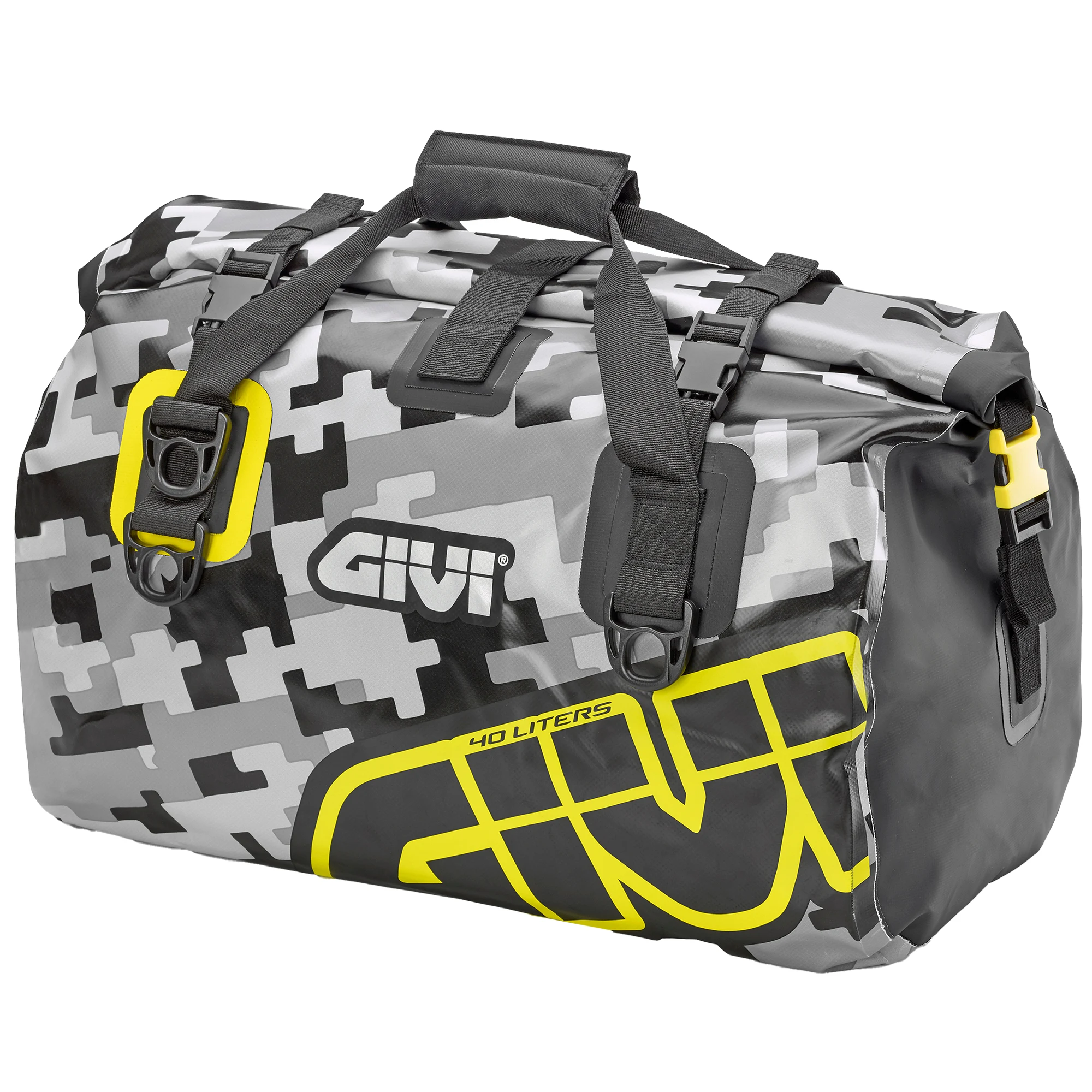 Givi Givi EA115CM 40L Roll Top Hold All - Grey / Yellow Camo