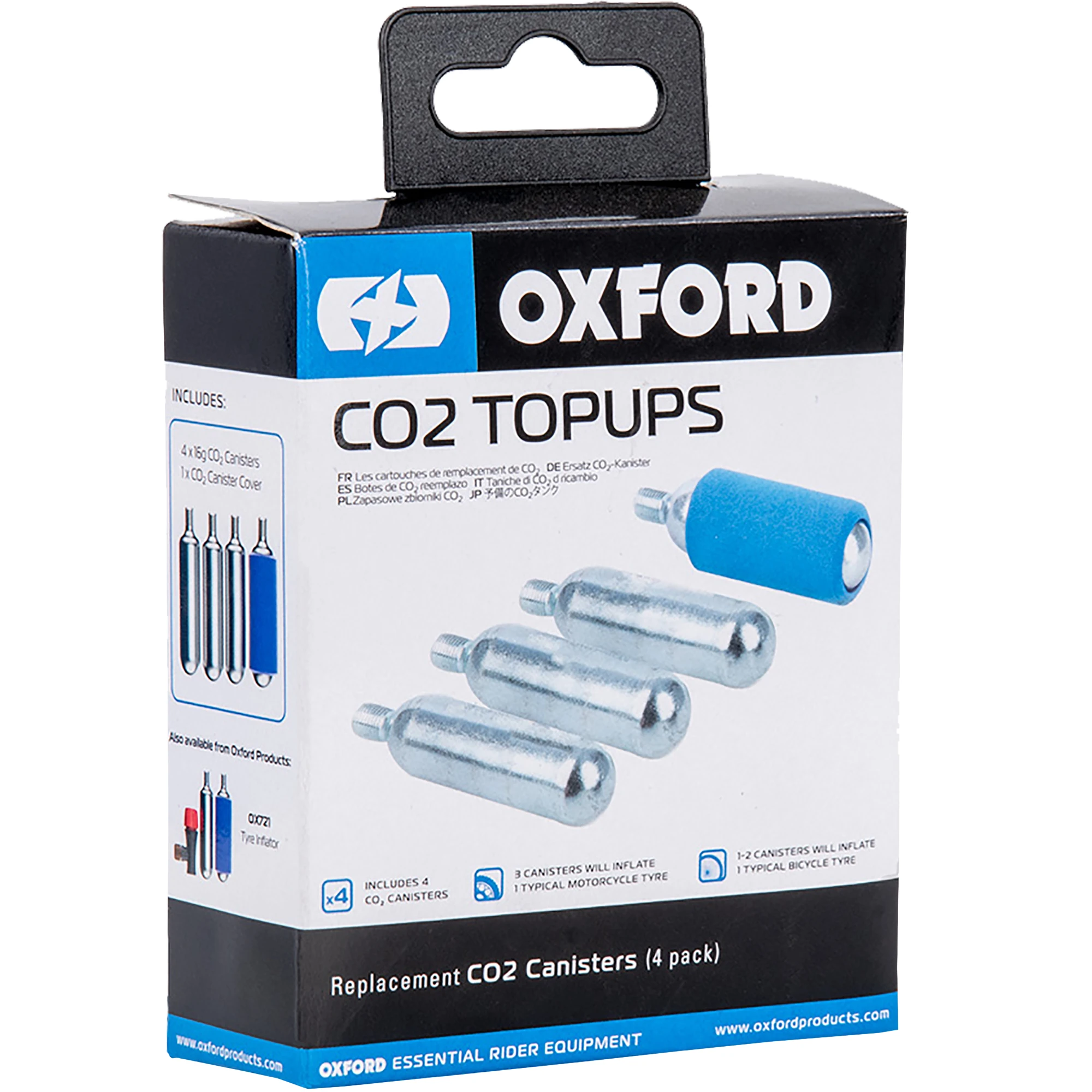 Oxford Oxford CO2 Top-Ups - 4 Pack