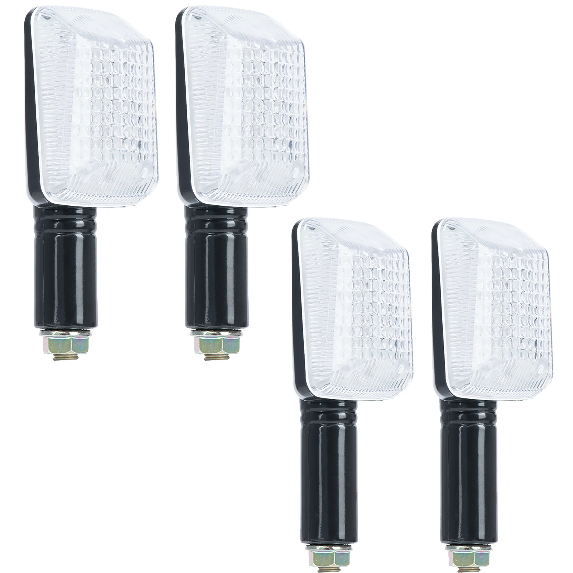 Oxford Oxford Rectangle Indicators - Black - Clear Lens