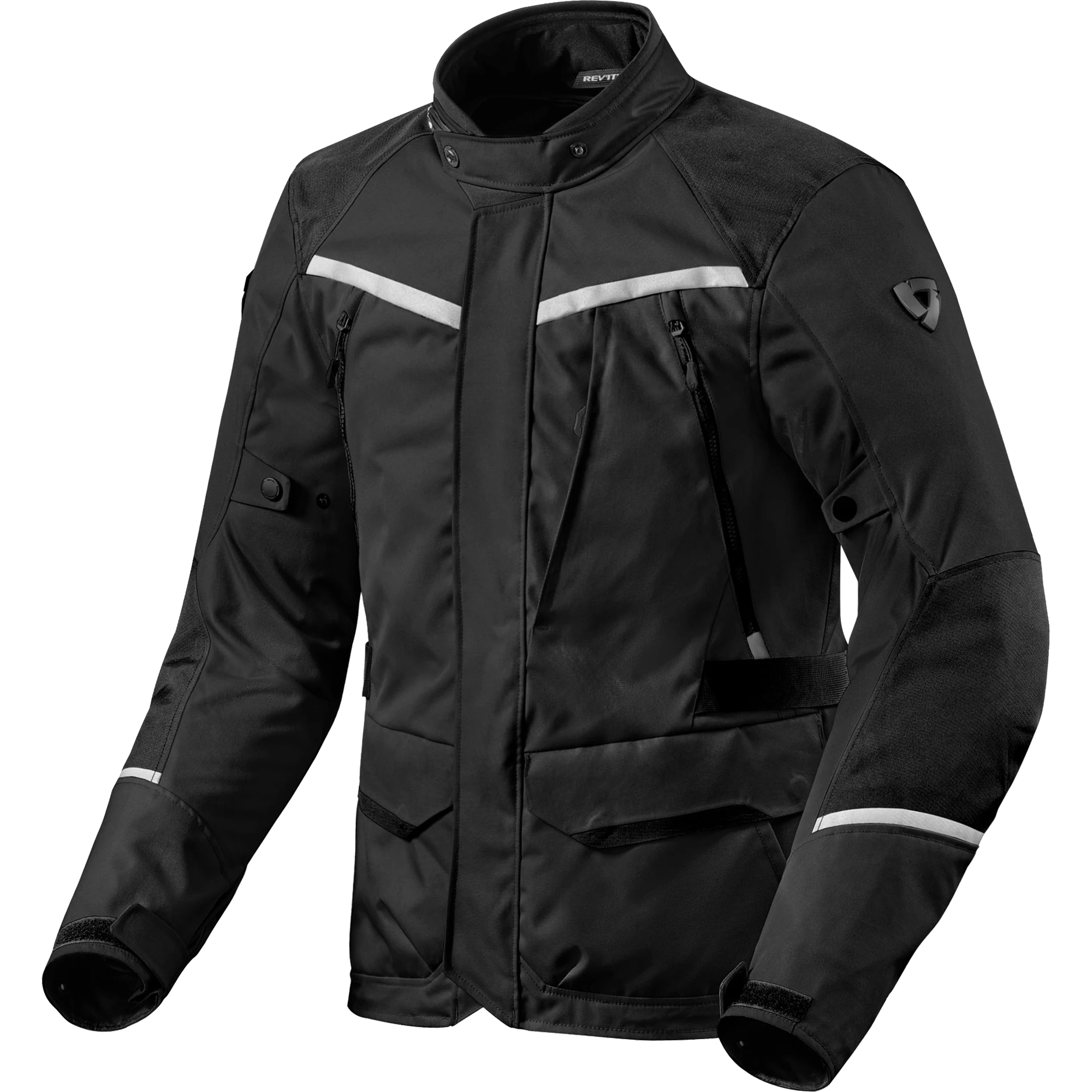 Rev'it Rev'it Voltiac 3 H2O Textile Jacket - Black / Silver