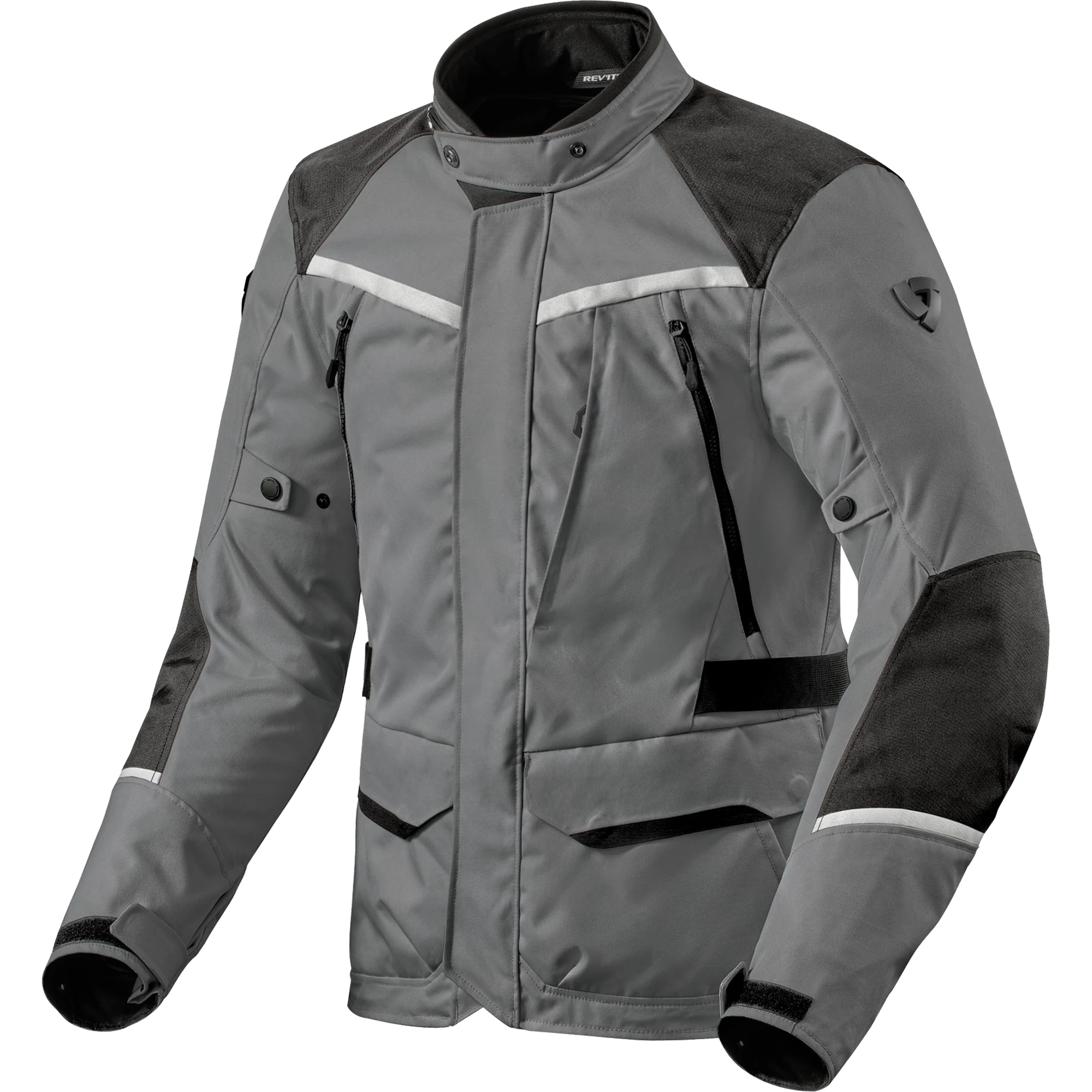 Rev'it Rev'it Voltiac 3 H2O Textile Jacket - Grey / Black