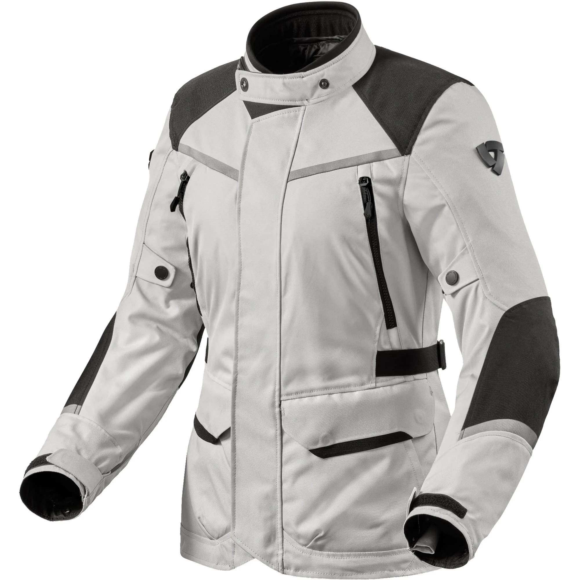 Rev'it Rev'it Ladies Voltiac 3 H2O Textile Jacket - Silver / Black