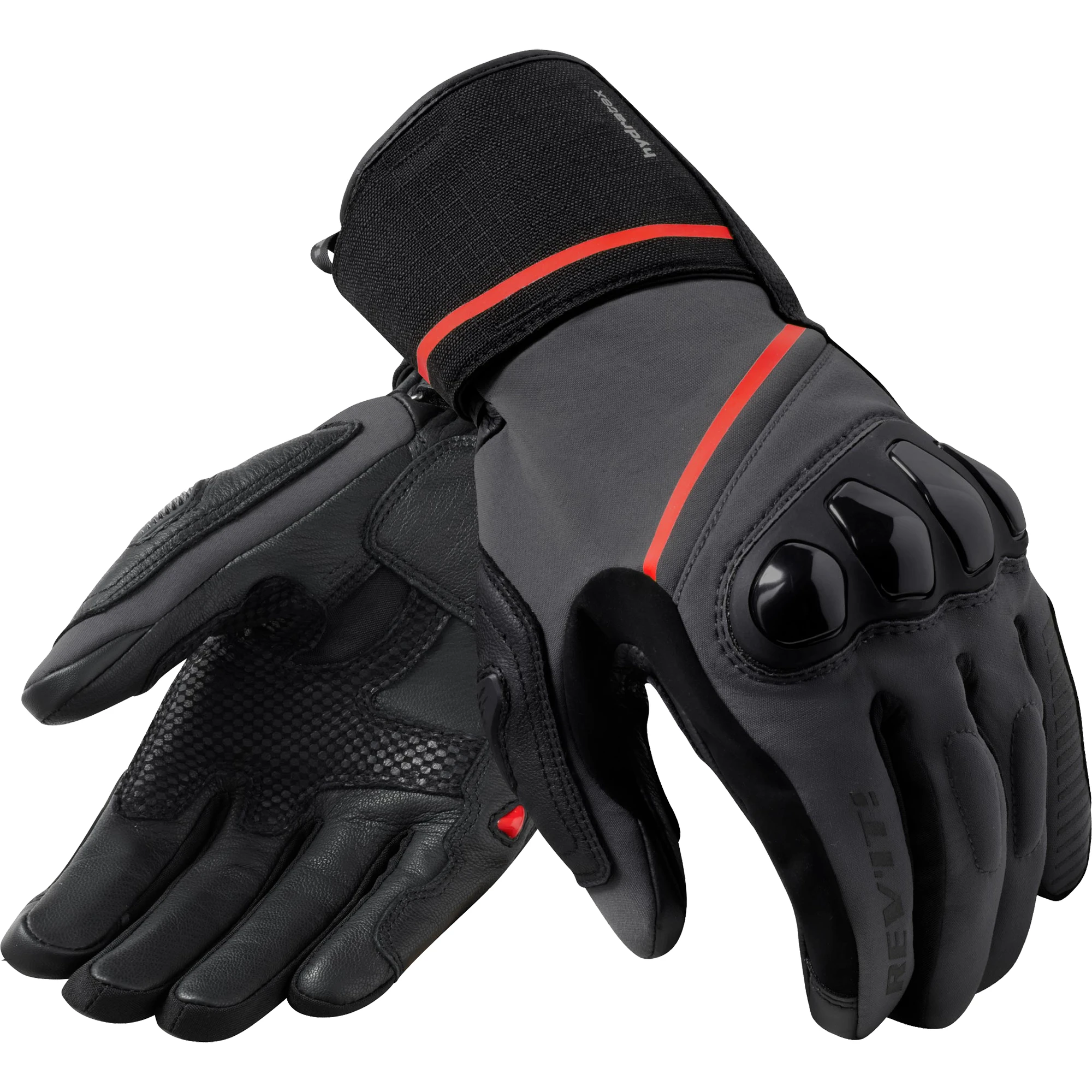 Rev'it Rev'it Summit 4 H2O Leather Gloves - Black / Grey