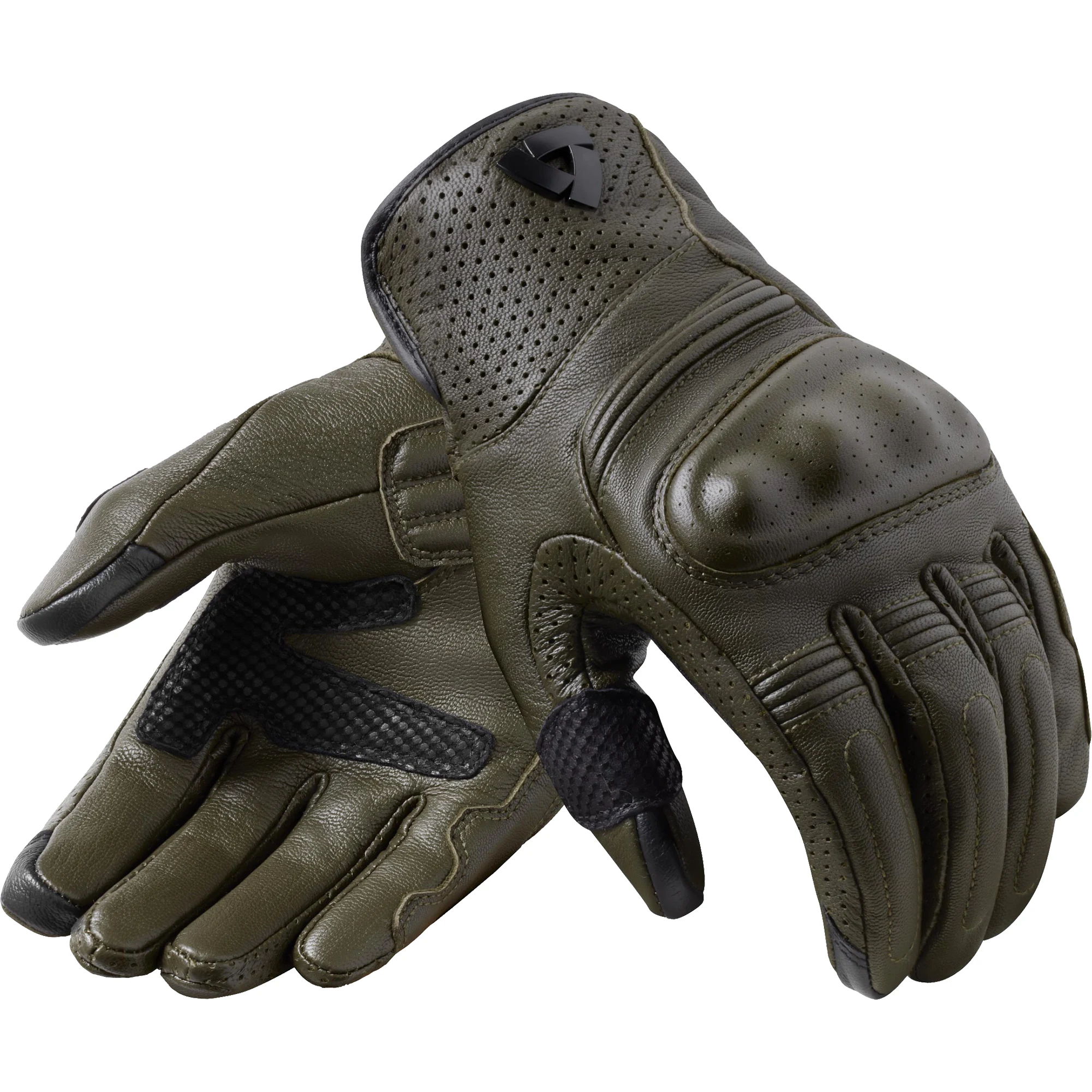 Rev'it Rev'it Monster 3 Leather Gloves - Dark Green