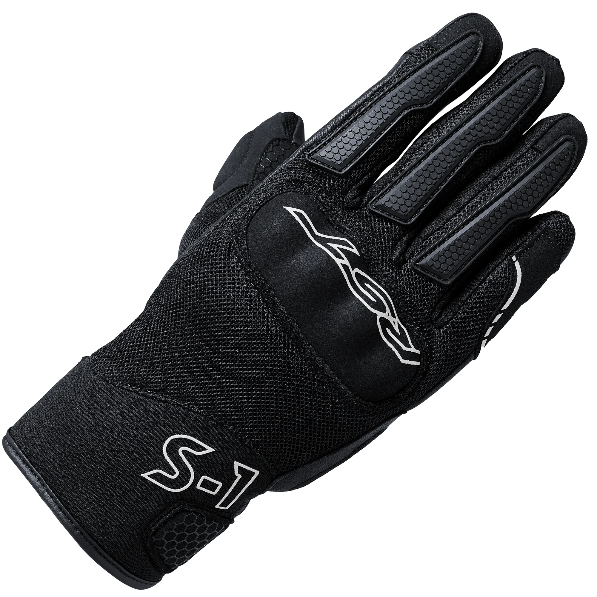 RST RST S1 Mesh CE Gloves - Black / Black / White