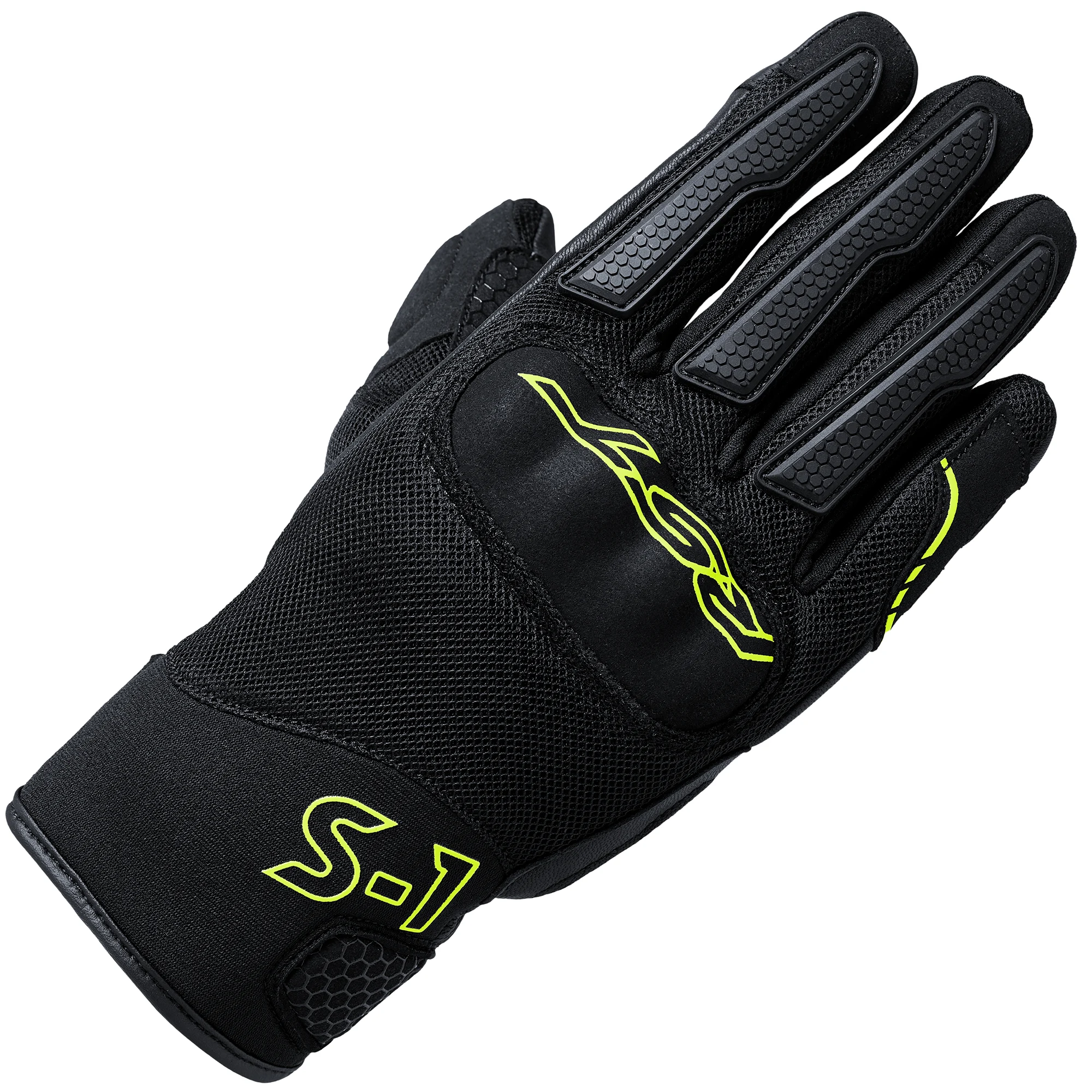 RST RST S1 Mesh CE Gloves - Black / Fluo Yellow