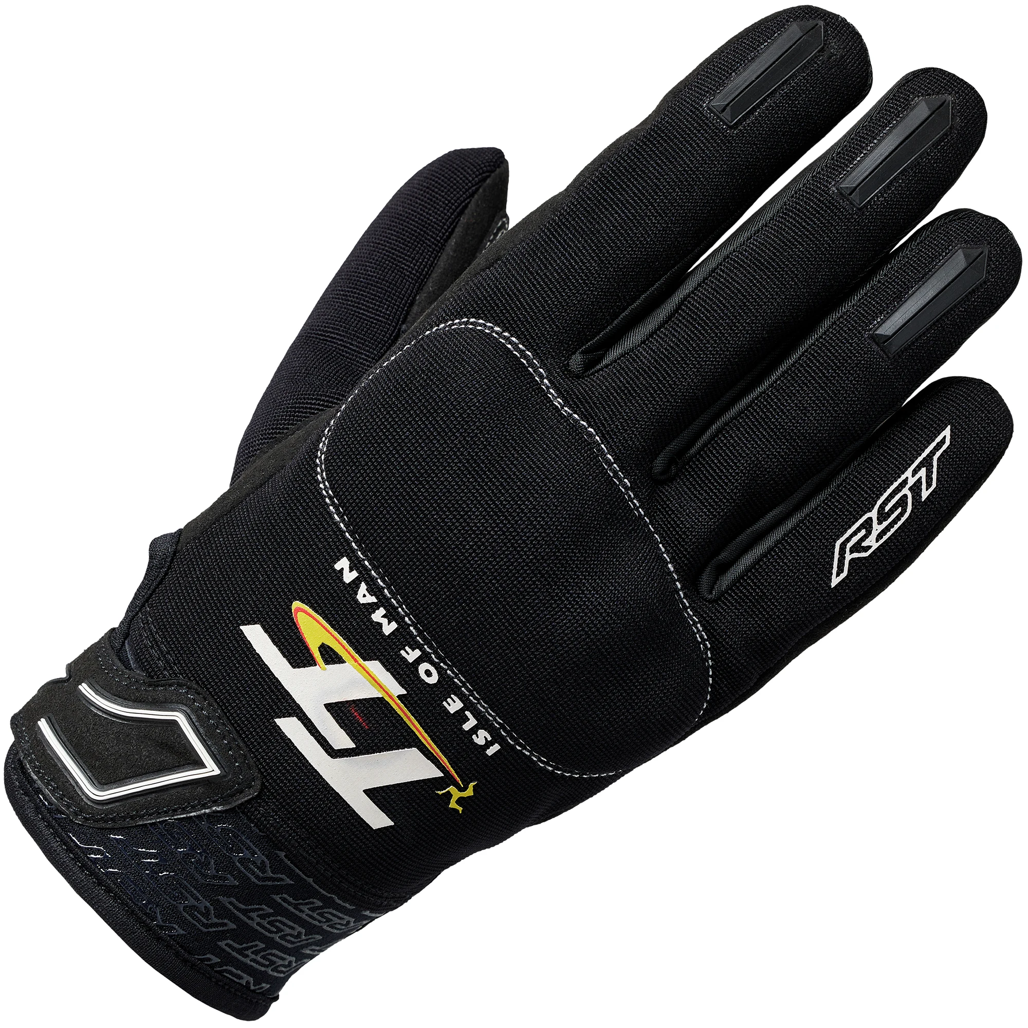 RST RST IOM TT Team Evo CE Gloves - Black / White