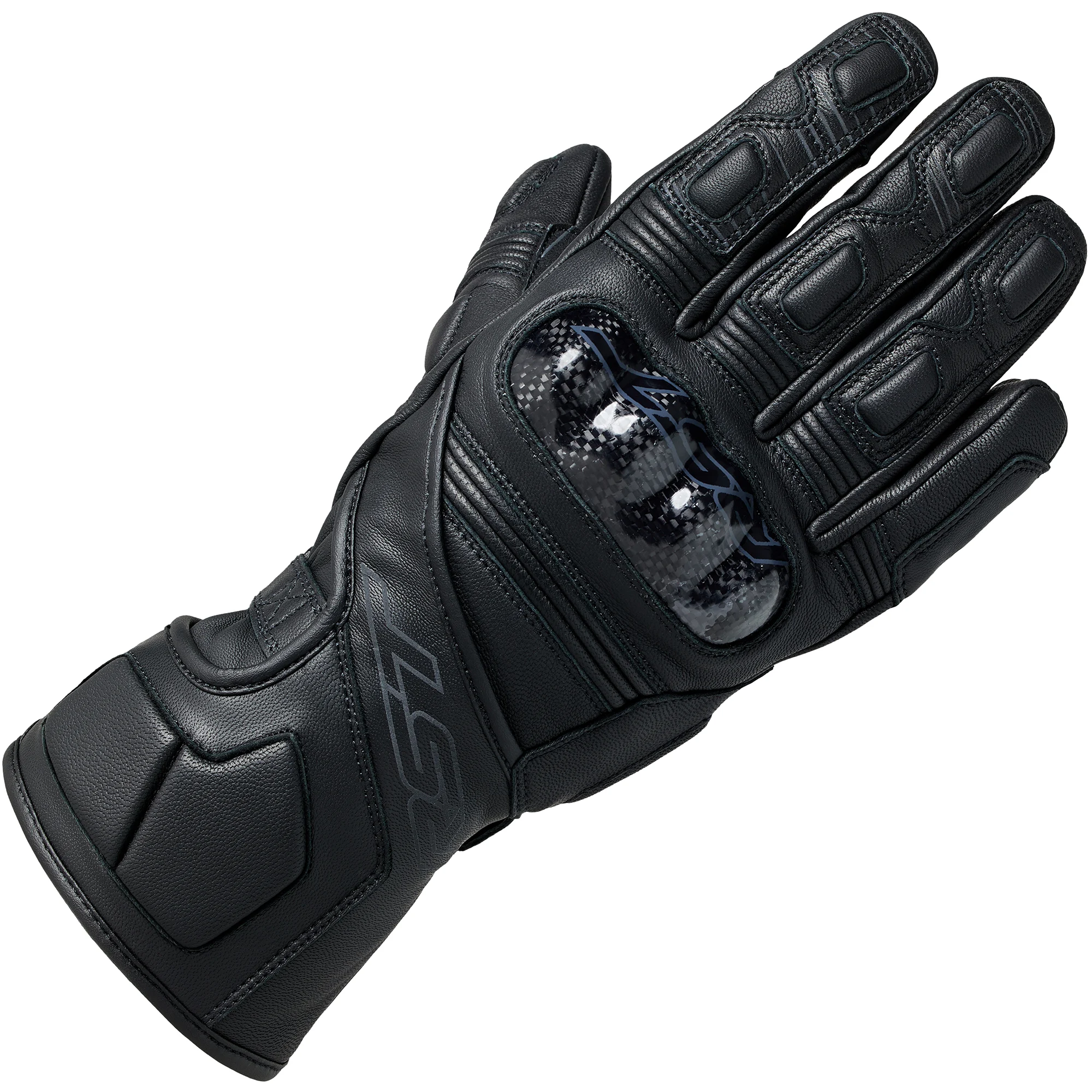 RST RST Fulcrum CE Waterproof Leather Gloves - Black / Black