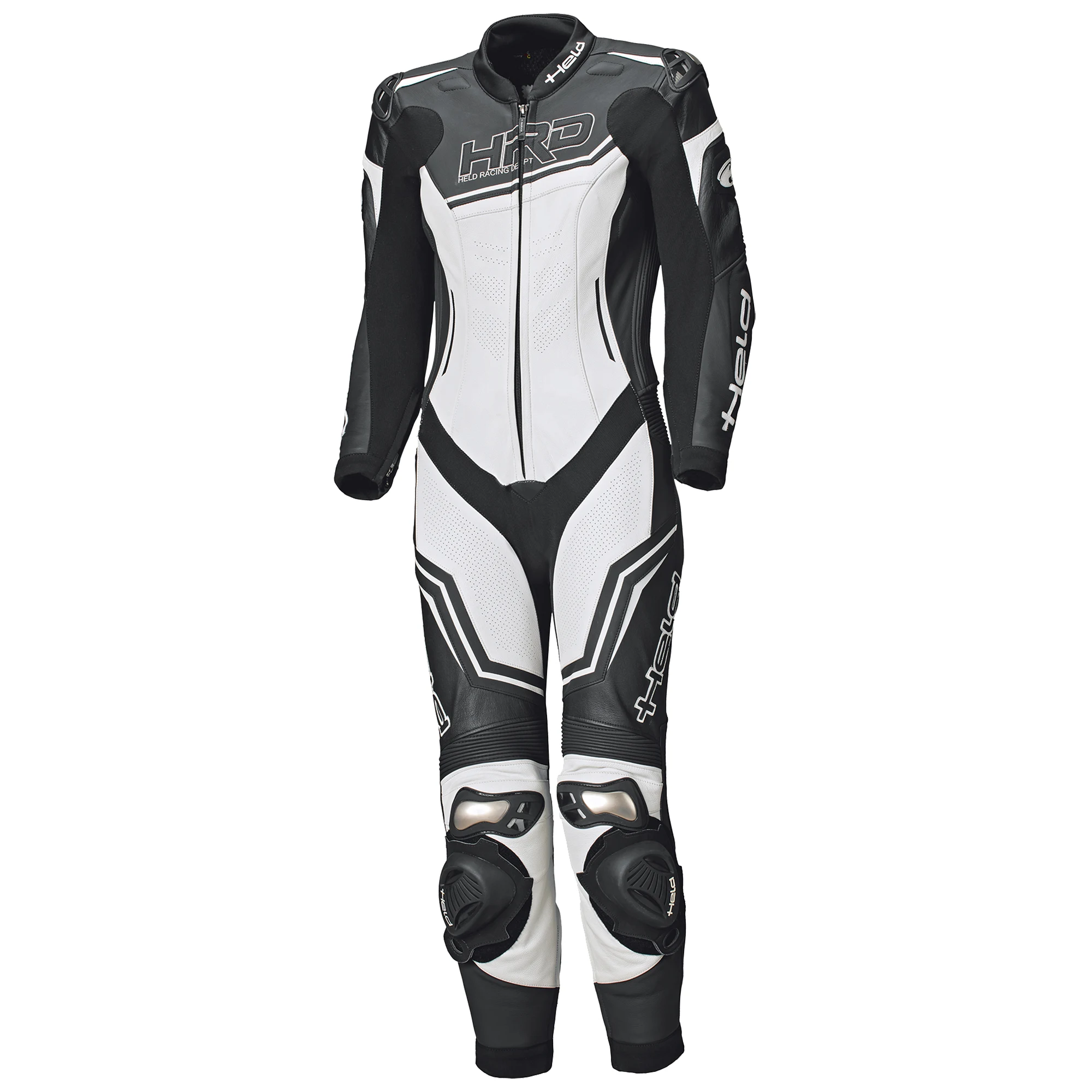Held Held Ladies Slade II One Piece Leather Suit - Black / White