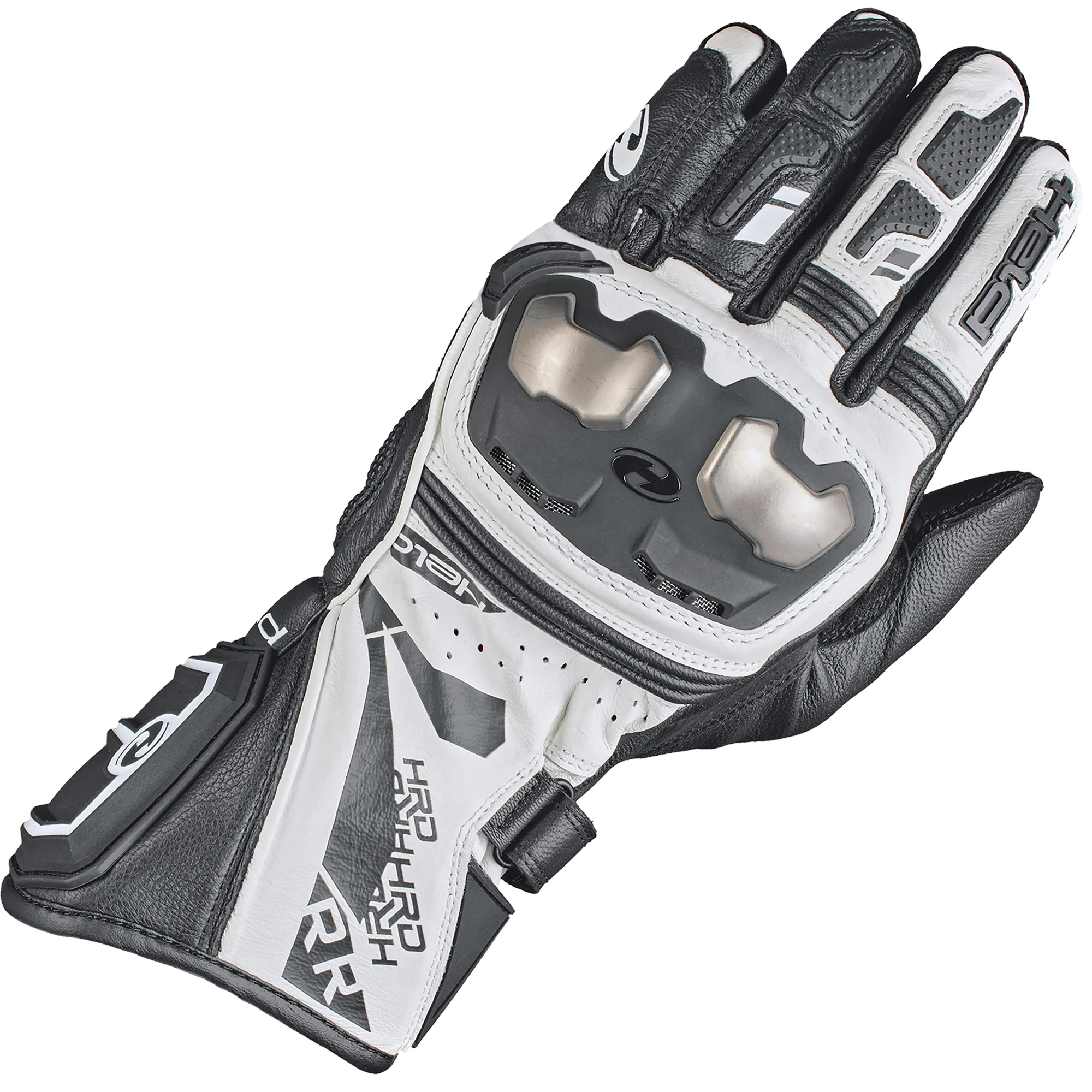Held Held Akira RR Leather Gloves - Black / White