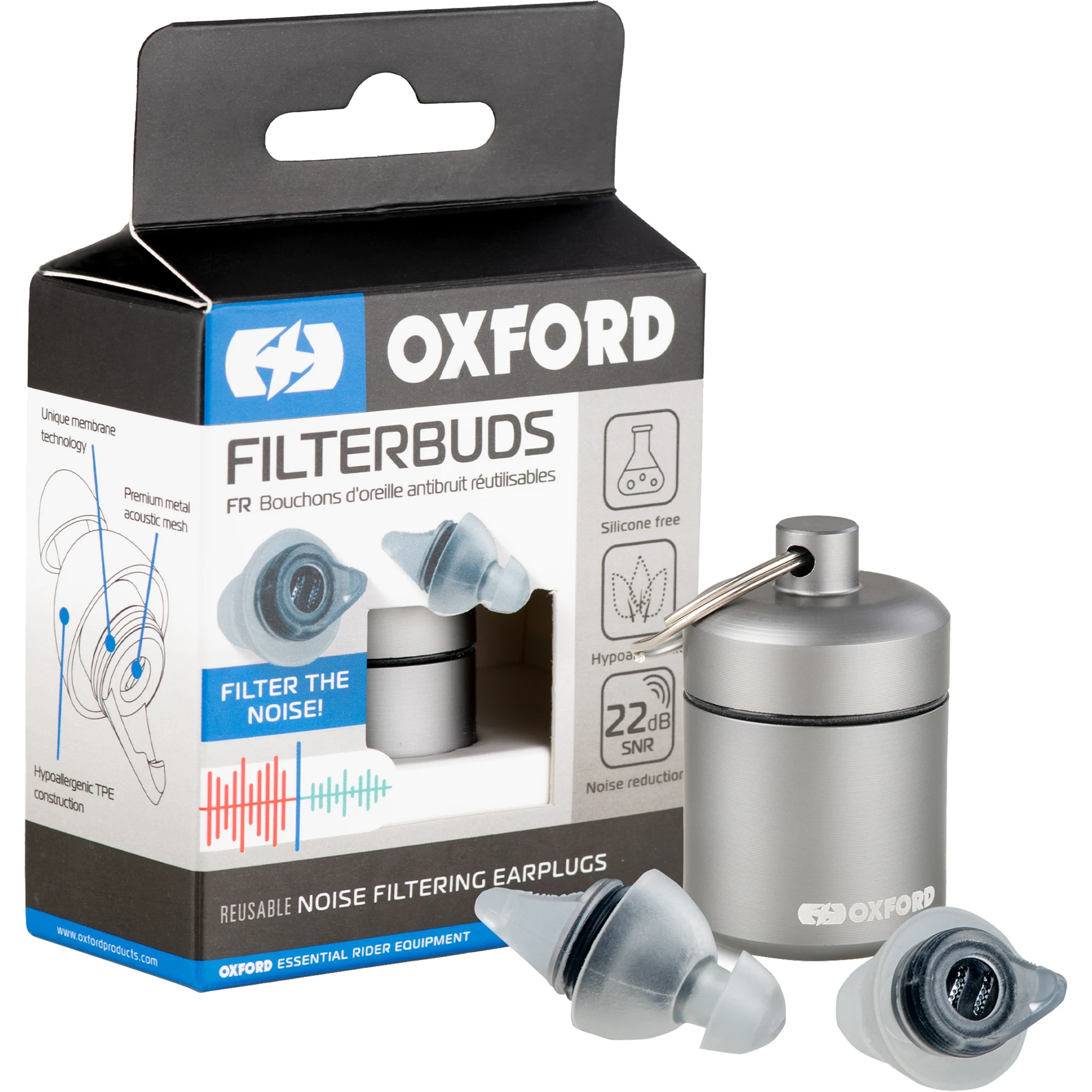 Oxford Oxford Filterbuds Earplugs - Regular Fit