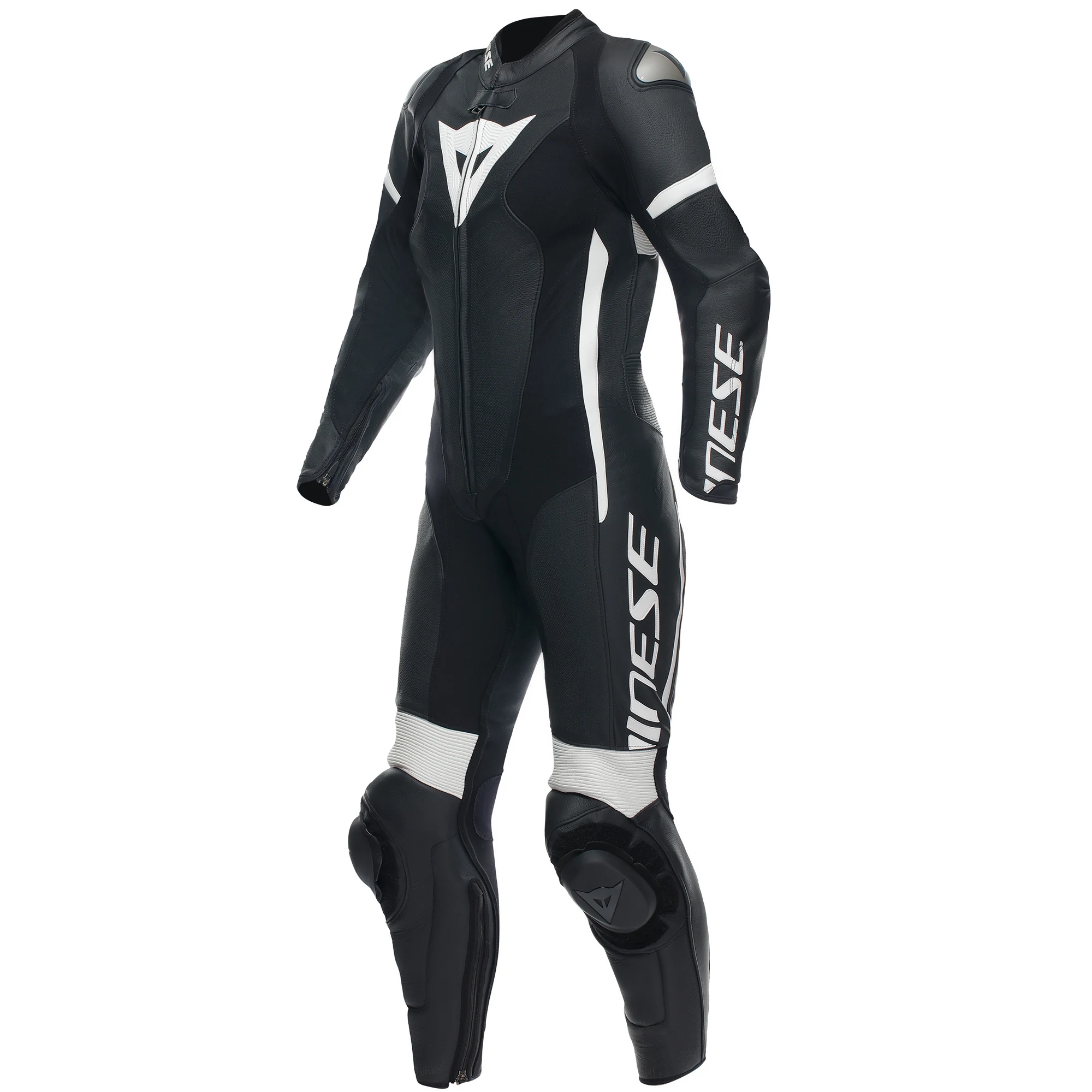 Dainese Dainese Ladies Grobnik Perforated One Piece Leather Suit - Black / Black / White