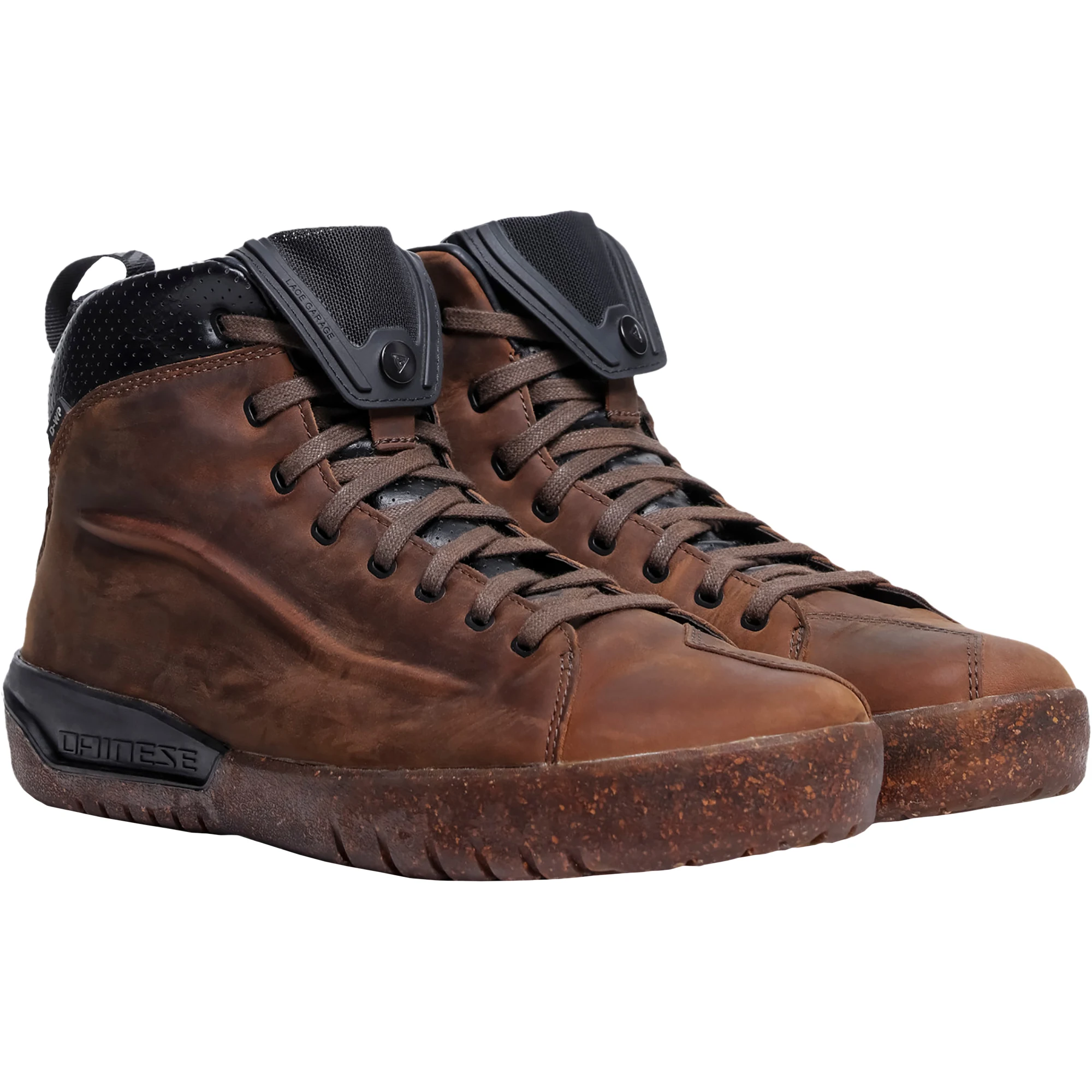 Dainese Dainese Metractive D-WP Leather Boots - Brown / Natural Rubber