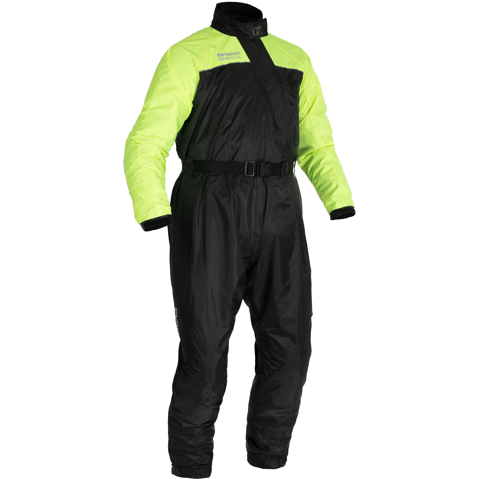 Oxford Clothing Oxford Rainseal Over Suit - Black / Fluo