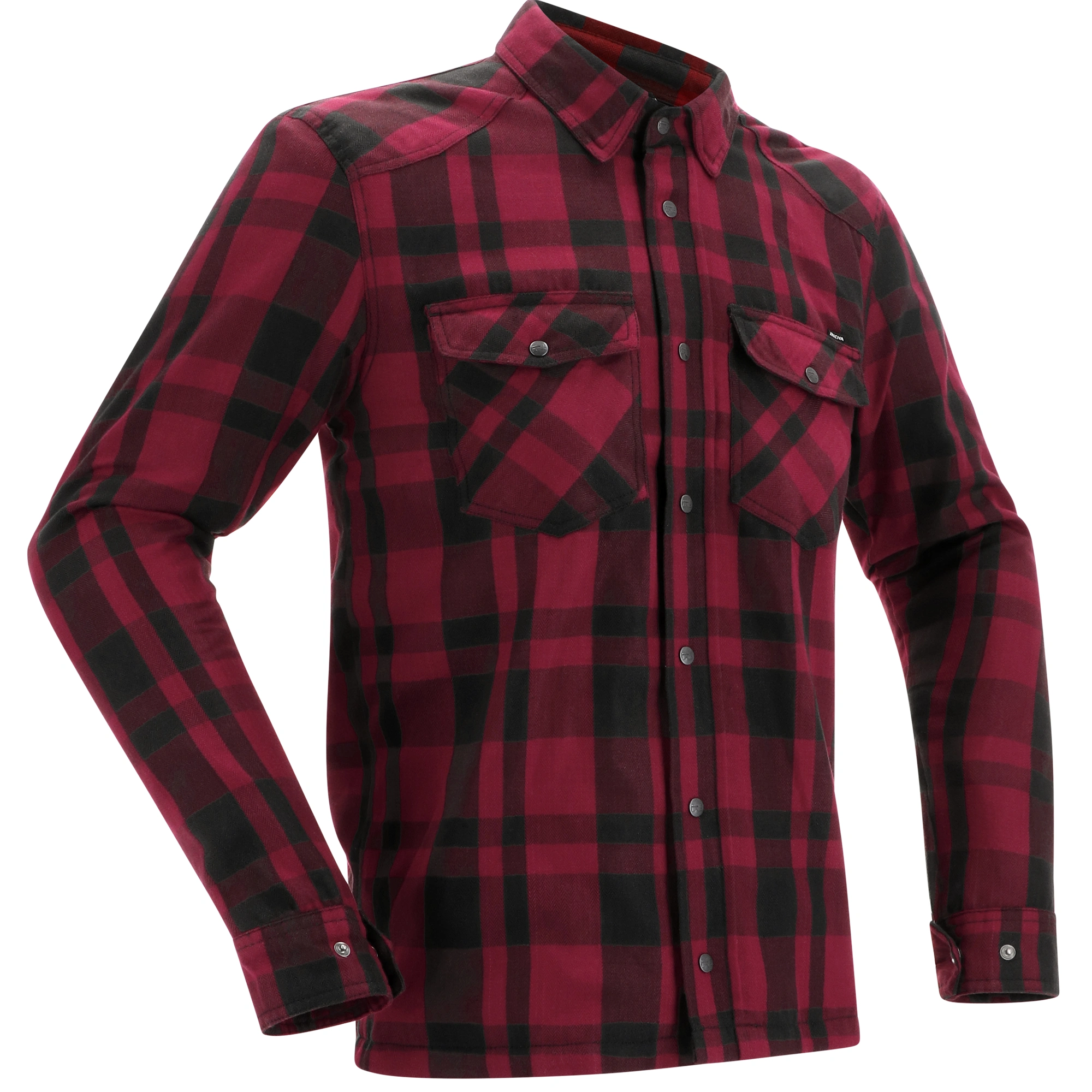 Richa Richa Forest Shirt - Black / Burgundy