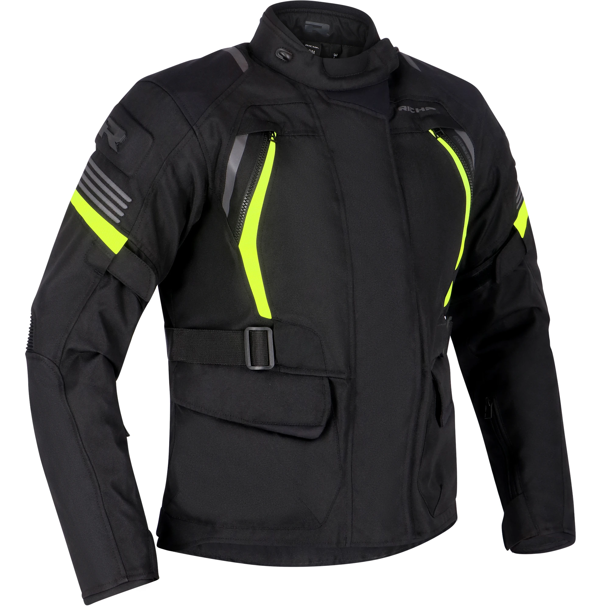 Richa Richa Ladies Phantom 3 Textile Jacket - Black / Yellow