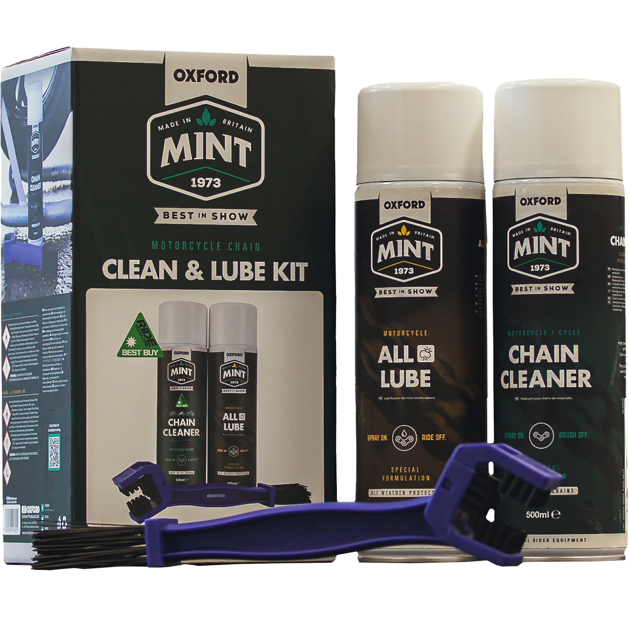 Oxford Oxford Mint Motorcycle Chain & Lube Kit