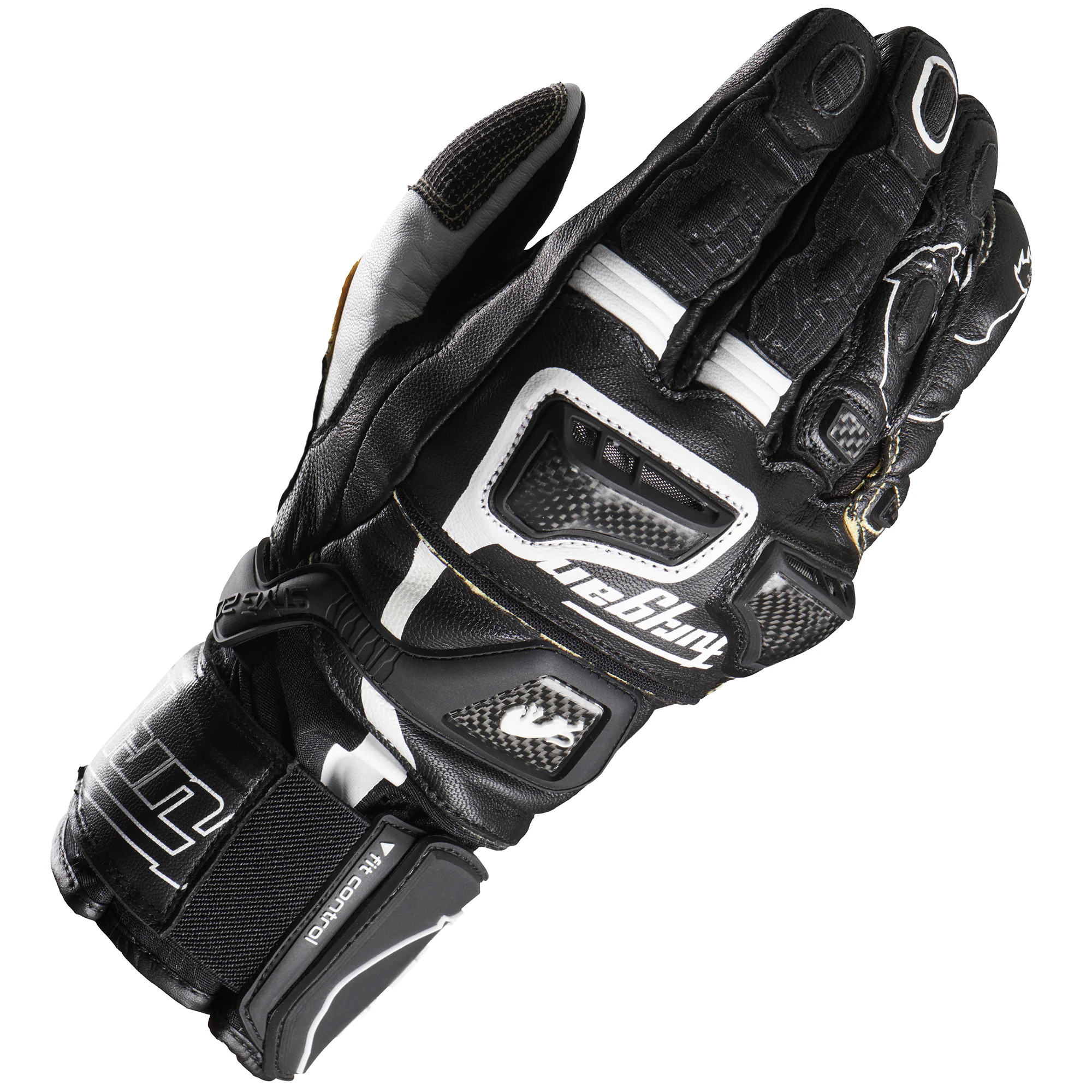 Furygan Furygan Styg20 X Kevlar® Leather Gloves - Black / White