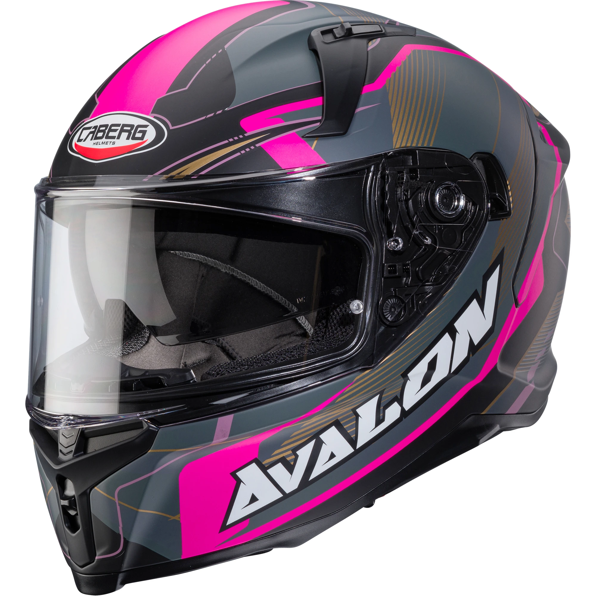 Caberg Caberg Avalon X - Optic Matt Black / Grey / Fuchsia