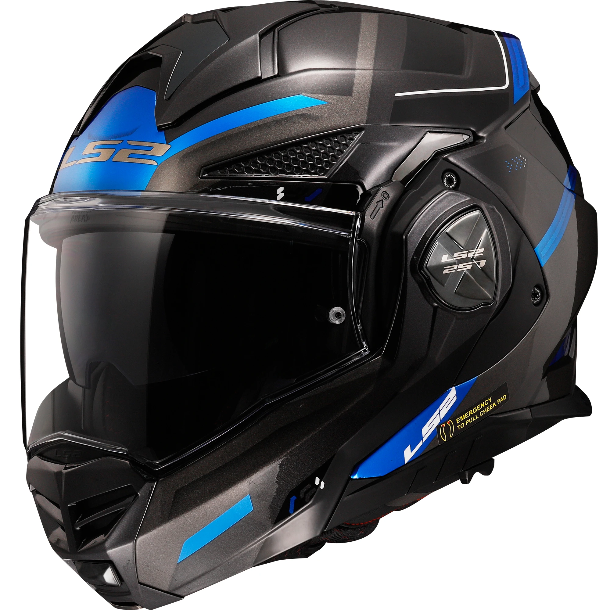 LS2 LS2 Advant X - Spectrum Black / Titanium Blue