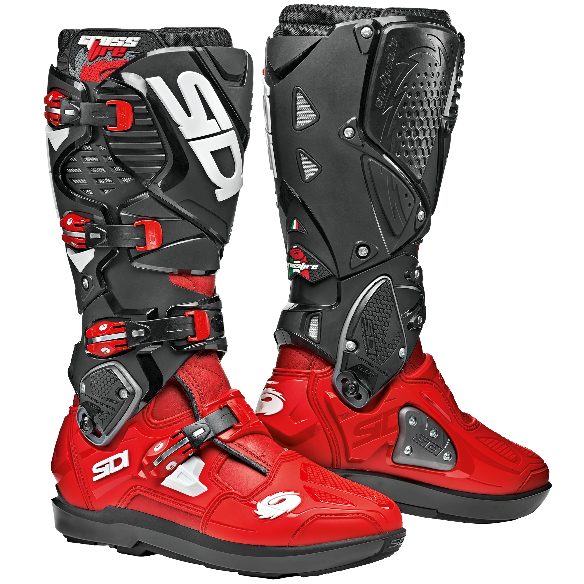 Sidi Sidi Crossfire 3 SRS Boots - Red / Red / Black