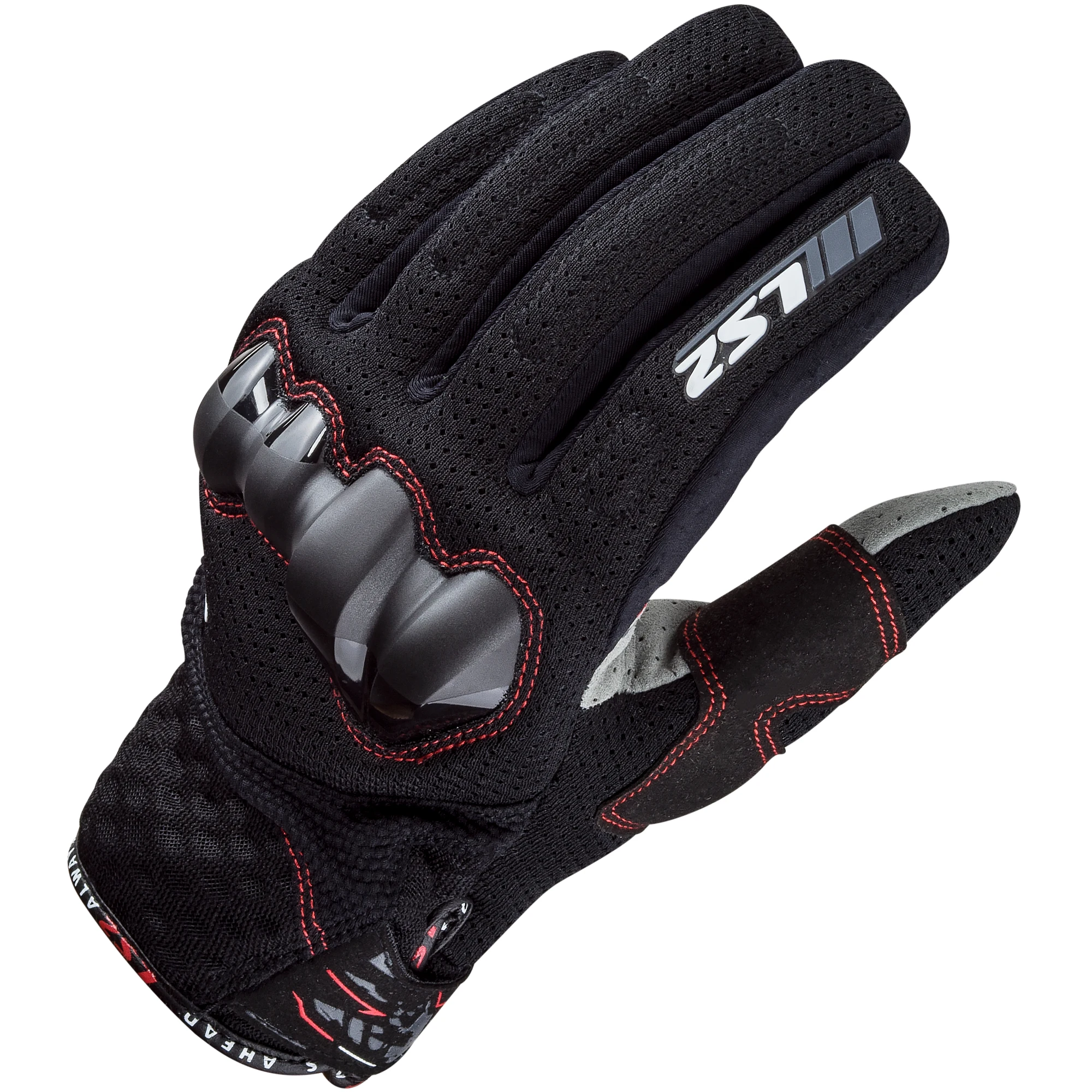 LS2 LS2 Chaki Gloves - Black